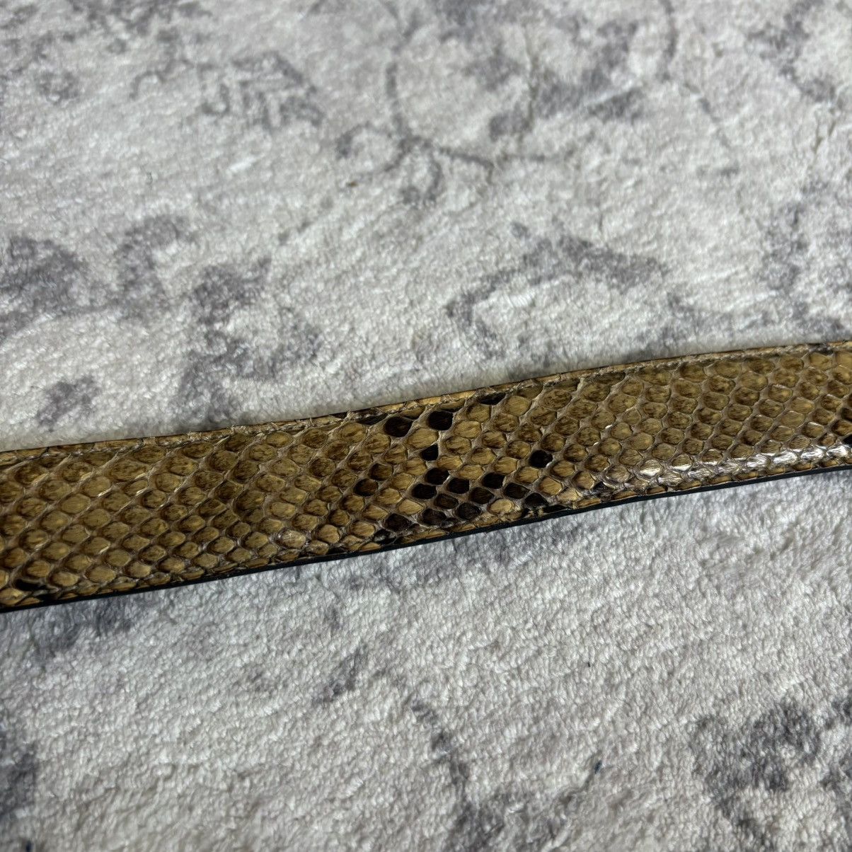 Prada Prada Python Snakeskin Leather Belt | Size 75 Size ONE SIZE - 5 Thumbnail