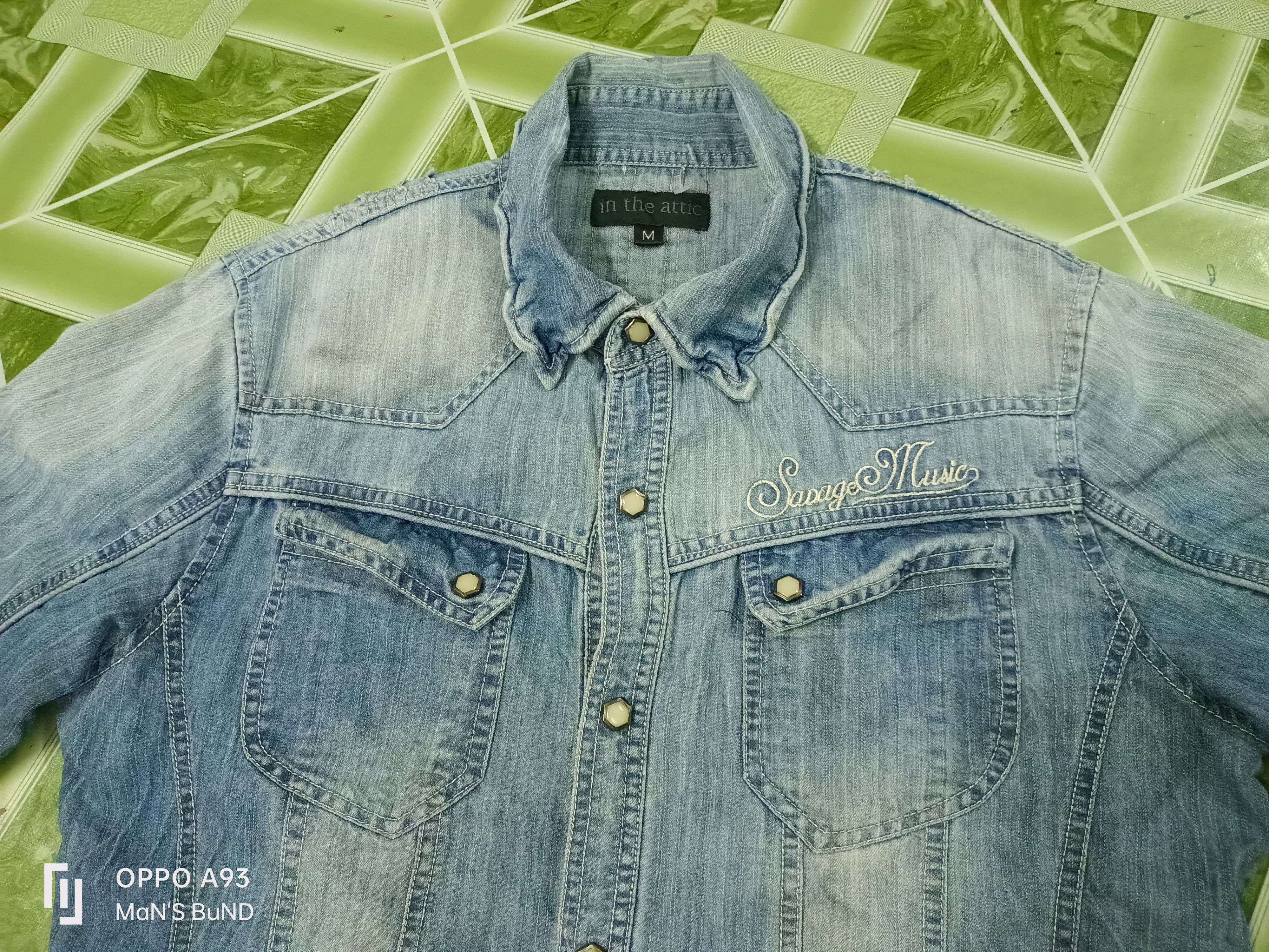 In The Attic × Japanese Brand In The Attic Button up blue Jeans Size M / US 6-8 / IT 42-44 - 4 Thumbnail