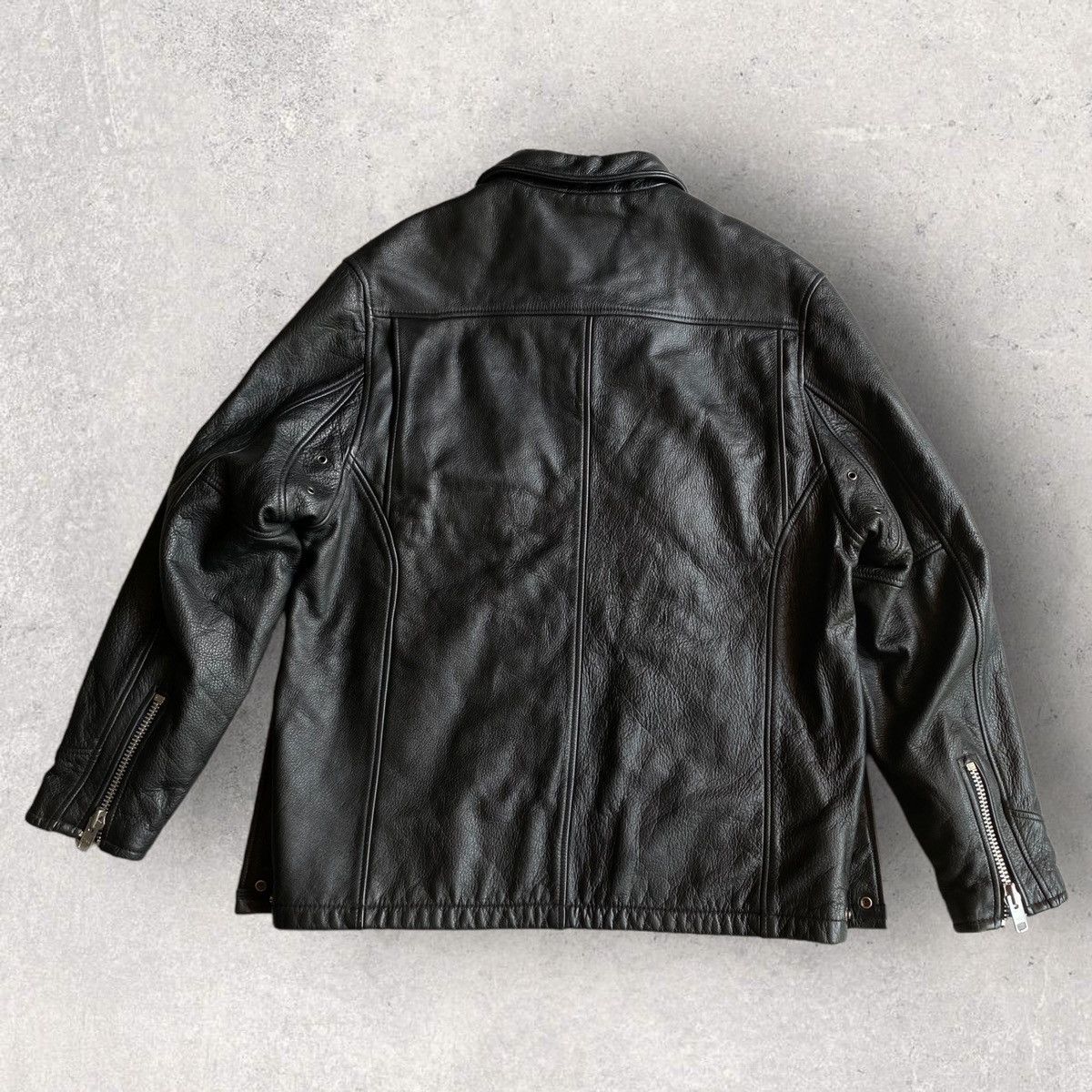 Neighborhood Fall00-01 Highway Patrol Leather Jacket Size US M / EU 48-50 / 2 - 5 Thumbnail
