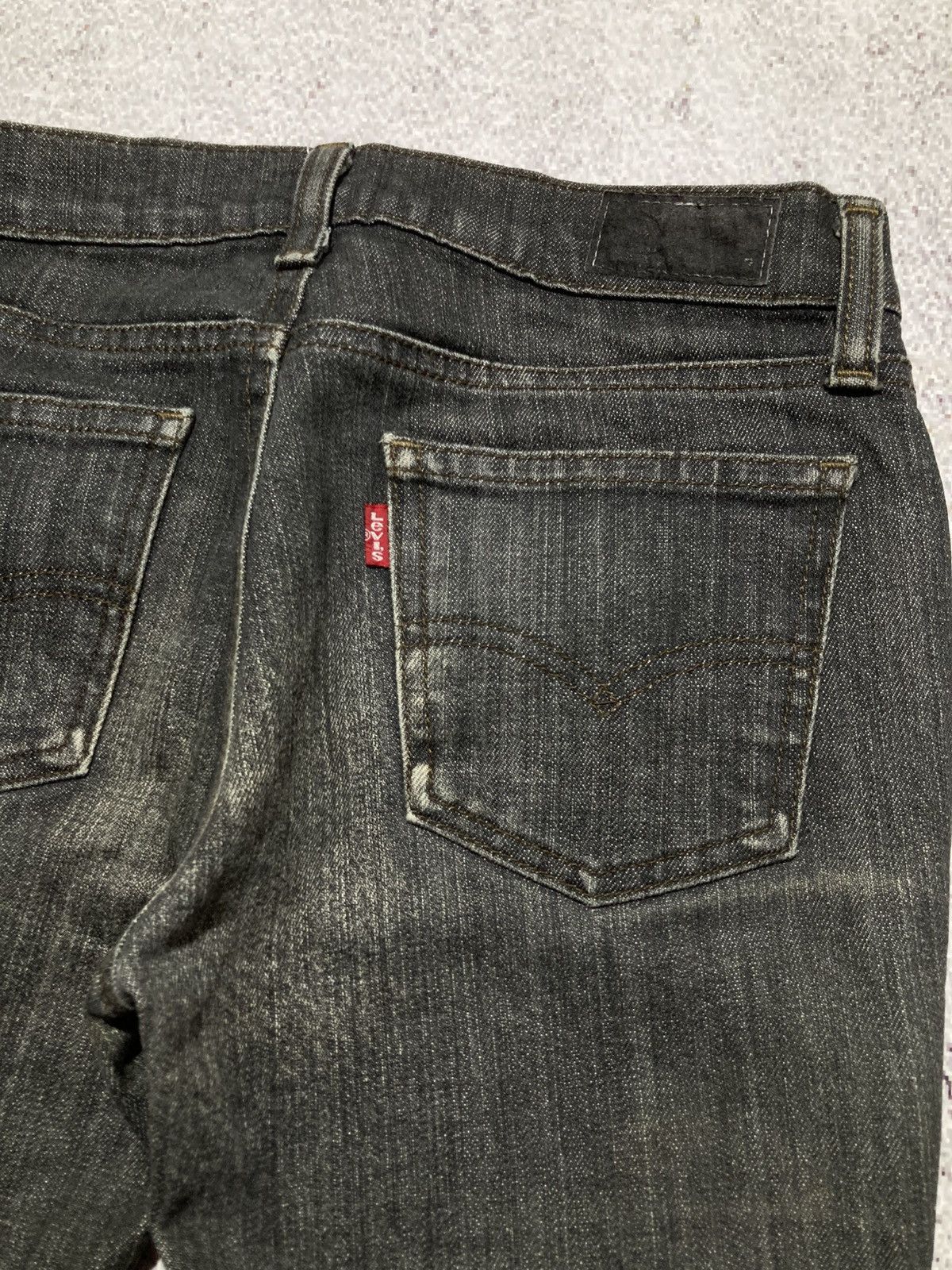 Levi's Vintage Clothing 1990s Vintage Levis Clawmark Denim Pants Hedi Slimane Style Size US 27 - 12 Thumbnail