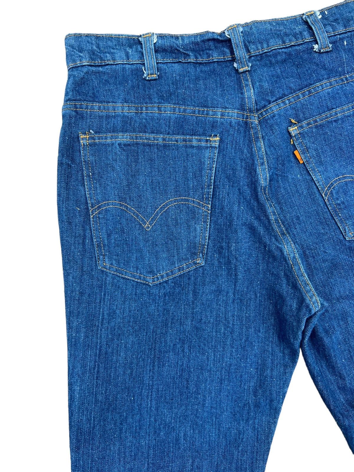 Levi's RARE! Vintage 70s Levi’s 646 Orange Tab Denim Bootcut Jeans Size US 33 - 14 Thumbnail