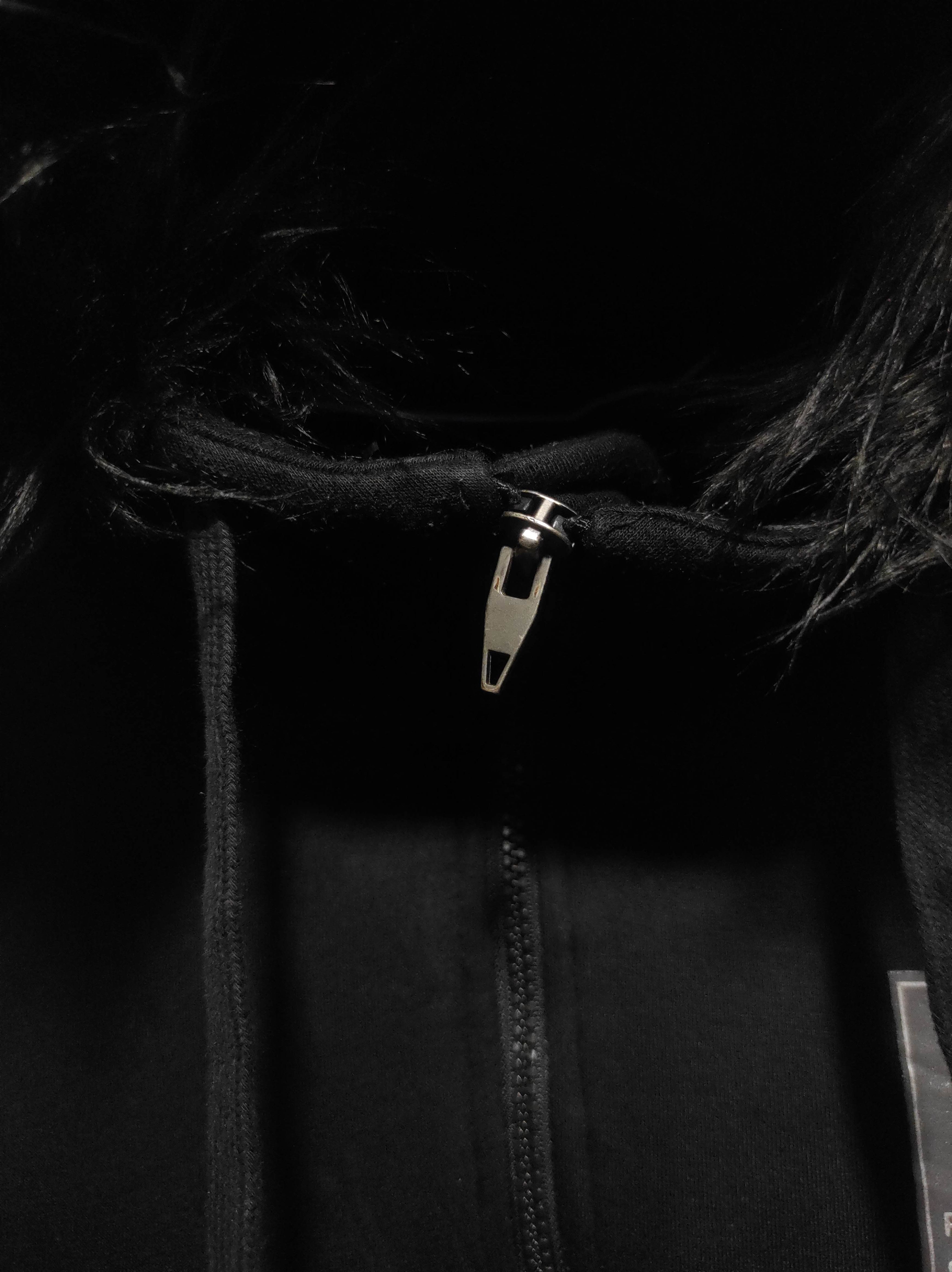 Japanese Brand Ugiz Black Long Zipper Fur Hoodie Size US L / EU 52-54 / 3 - 4 Thumbnail