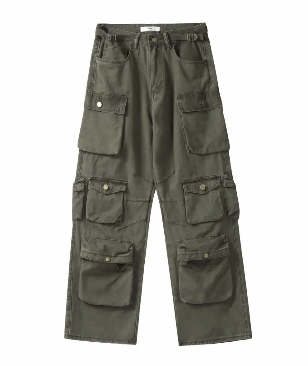 Japanese Brand × Vintage Utility grunge multi pocket cargo pants Size US 32 / EU 48 - 5 Thumbnail