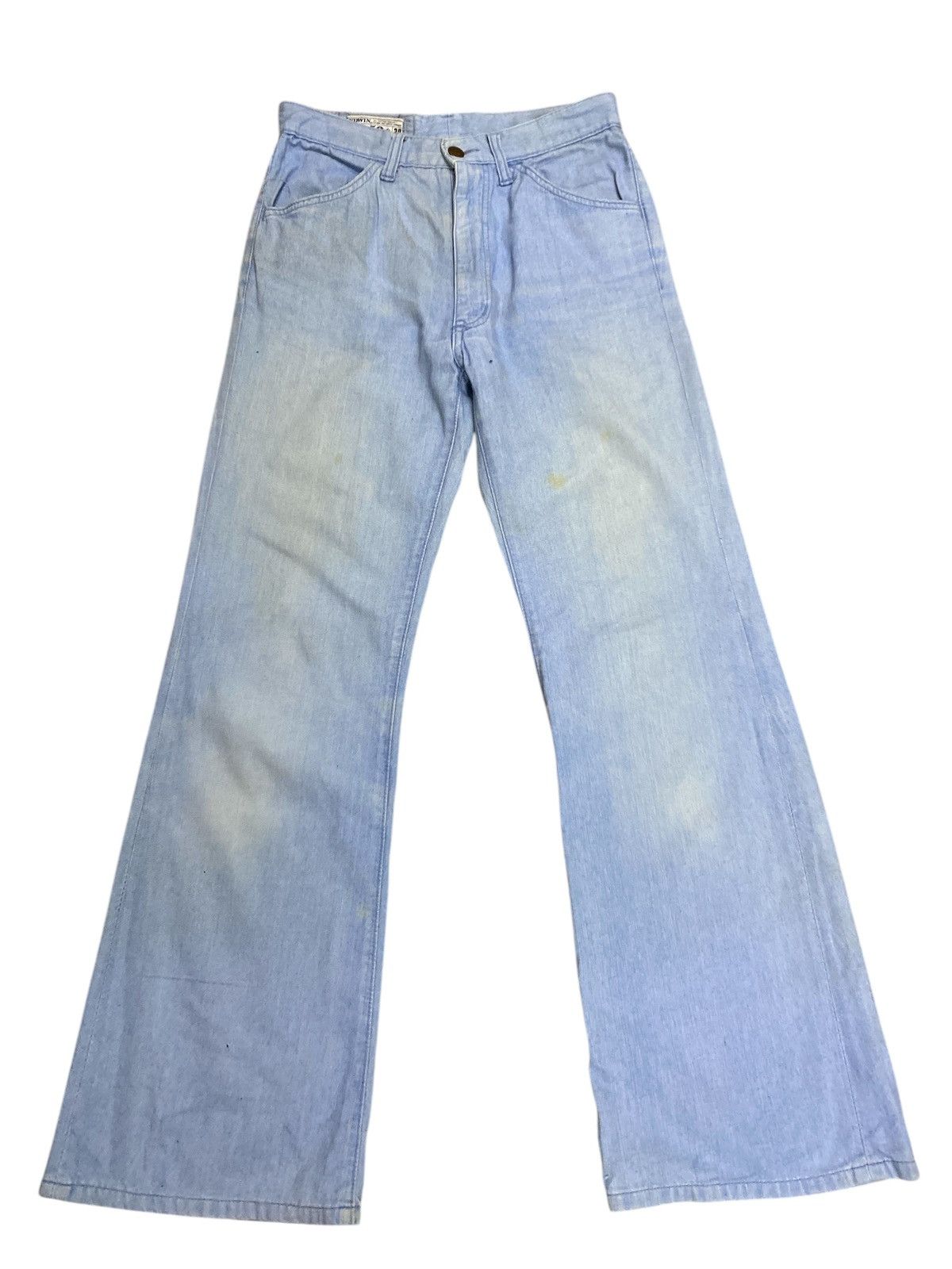 Edwin × If Six Was Nine × Vintage Vintage 70s Mr.50c by Edwin Flared Denim Bootcut Jeans Size US 29 - 8 Thumbnail