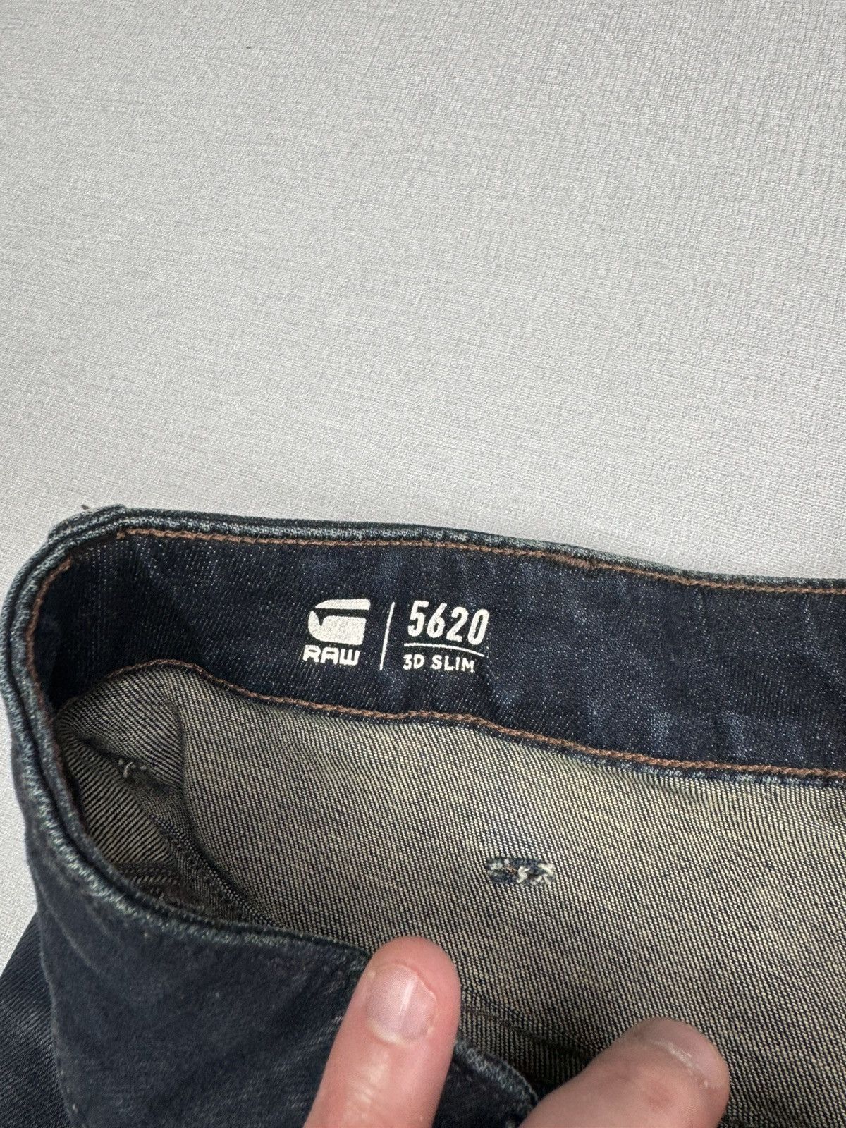 G-Star Men’s G-Star Raw 5620 3D Slim Jeans Denim Pants size W32L28 Size US 32 / EU 48 - 5 Thumbnail