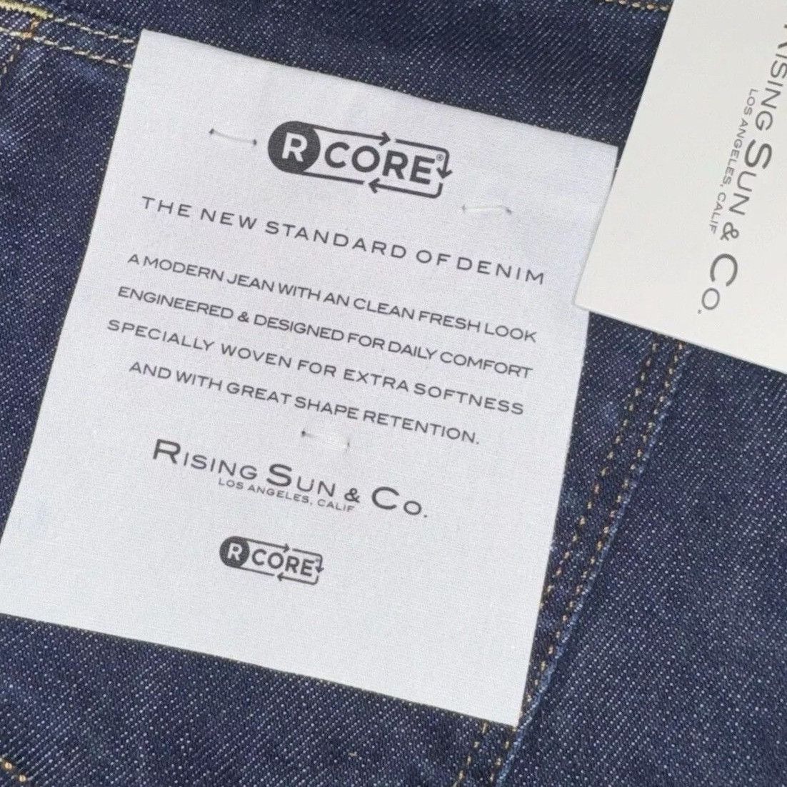 Rising Sun & Co. Rising Sun & Co Mens Repreve Slim Fit RCore Jeans 29x34 Size US 29 - 3 Thumbnail