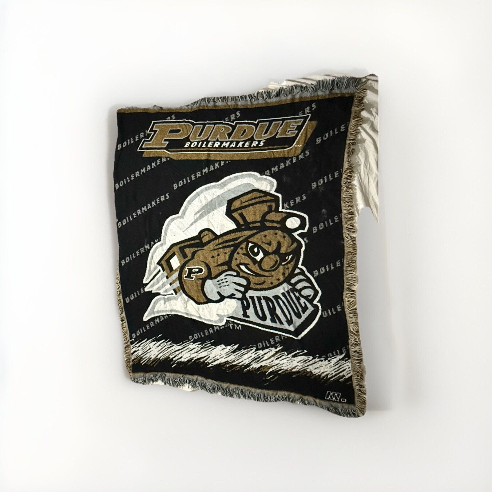 Other Vintage Purdue Boilermakers Tapestry Woven Throw Blanket Size ONE SIZE - 1 Thumbnail