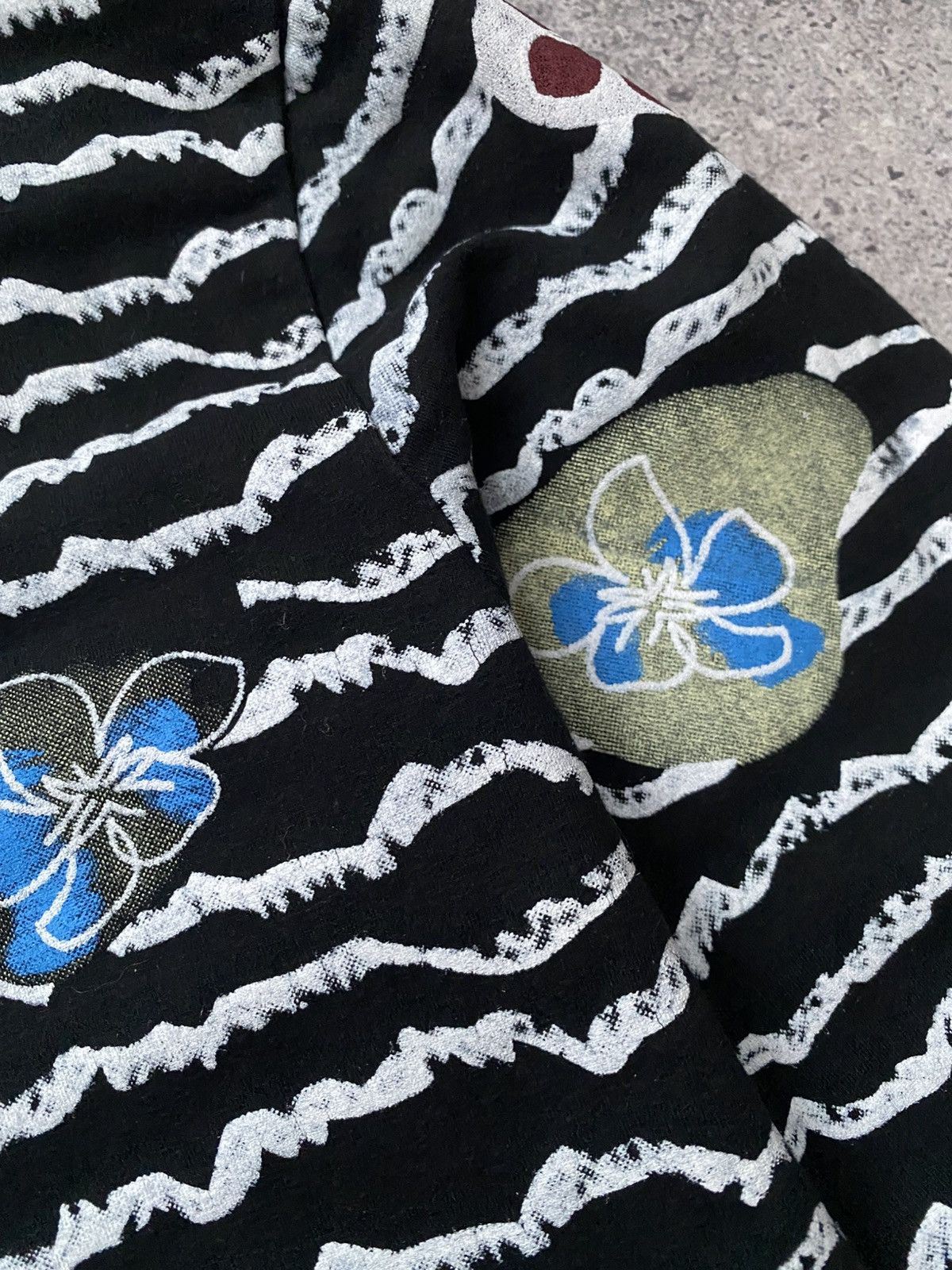 John Galliano John Galliano Flower All Over Print Long Sleeve Floral Shirt Size XL / US 12-14 / IT 48-50 - 18 Thumbnail