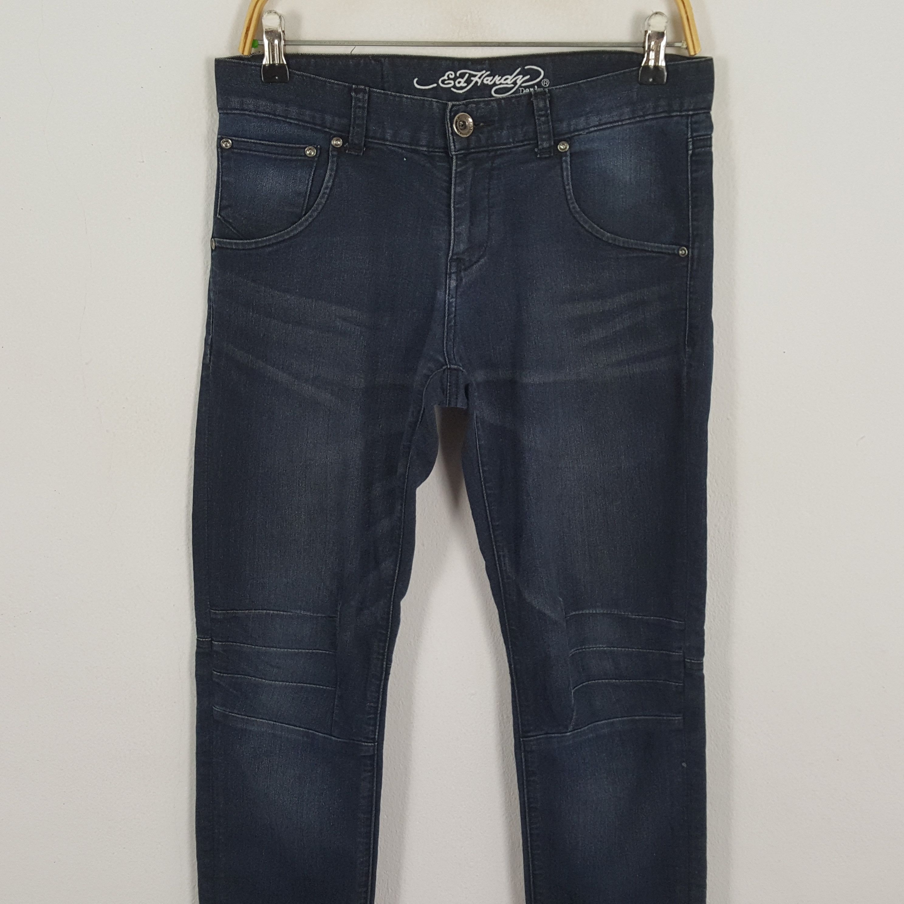Christian Audigier × Ed Hardy × Vintage Vintage ED HARDY by CHRISTIAN AUDIGIER Designer Brand Jeans Size 30" / US 8 / IT 44 - 5 Thumbnail