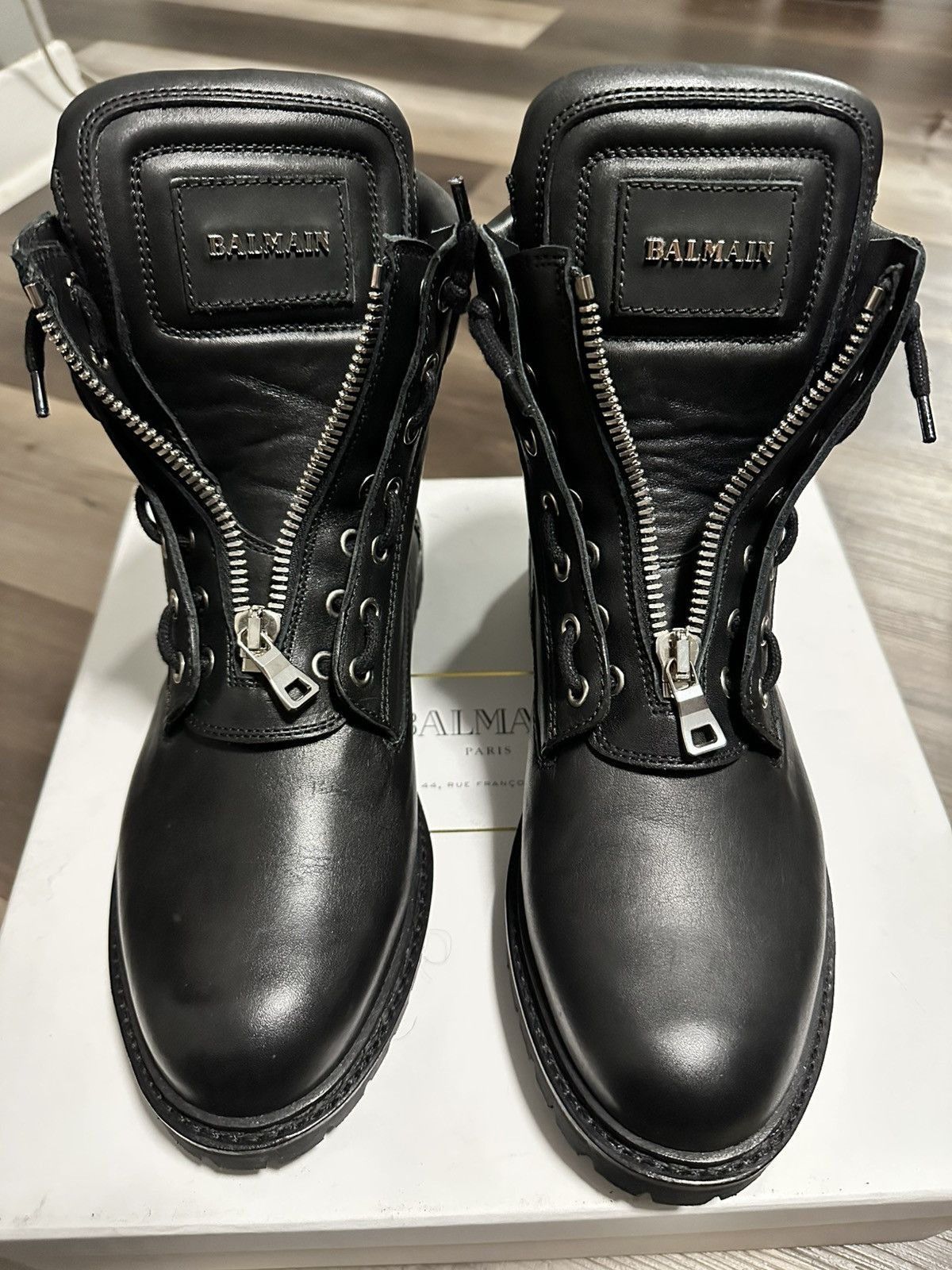 Balmain Balmain Charlie Leather Ranger Boots Size US 10 / EU 43 - 3 Thumbnail