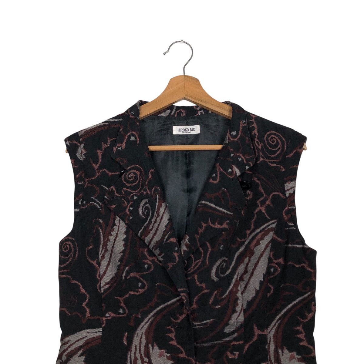 Hiroko Koshino Homme 📌Vintage Vest Jacket Batik Design Hiroko Bis Issey Miyake Size US M / EU 48-50 / 2 - 4 Thumbnail
