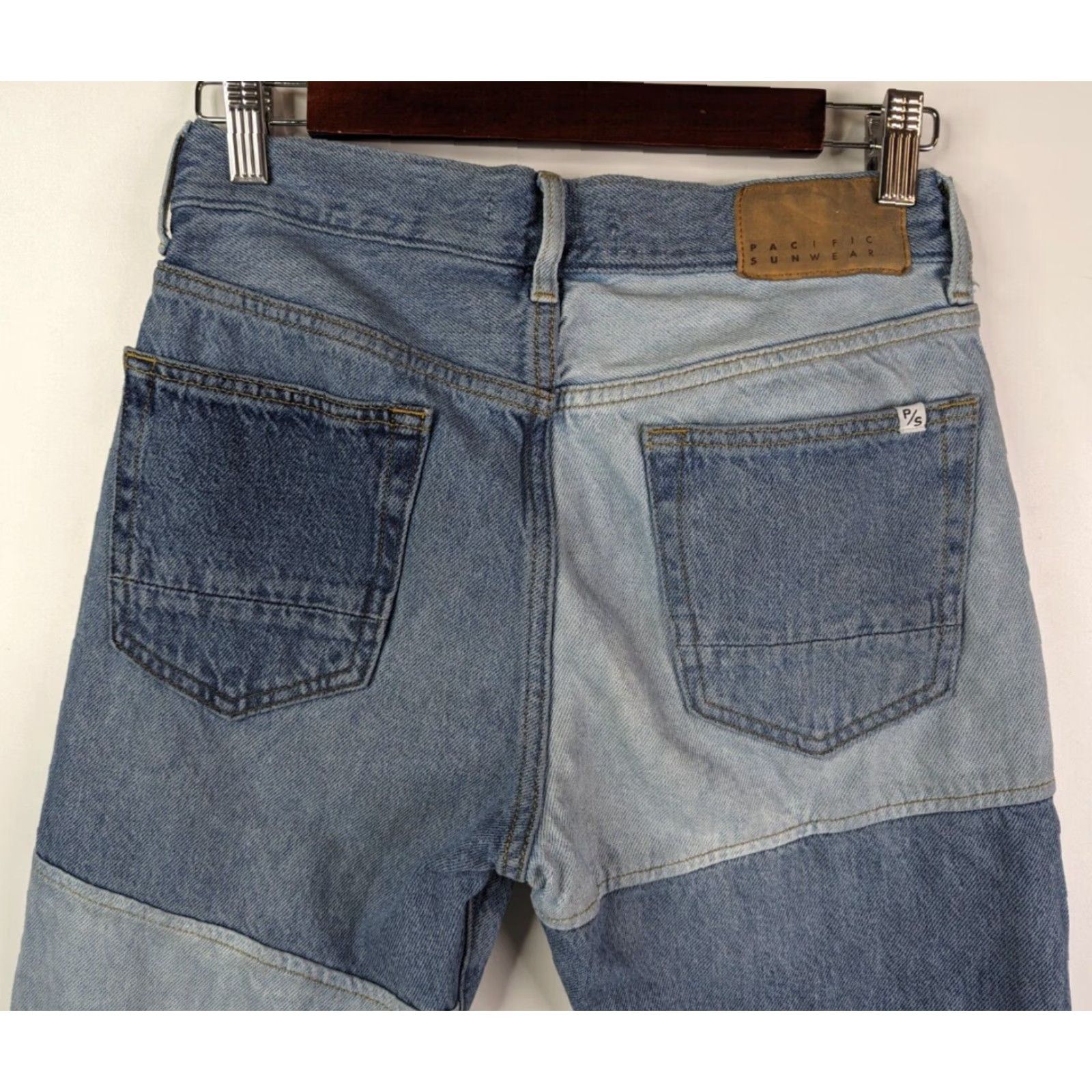 Pacsun PacSun Jeans Unisex Adults Tapered Slim Work Indigo Patch Denim Size 29x30 Blue Streetwear Size US 29 - 5 Thumbnail