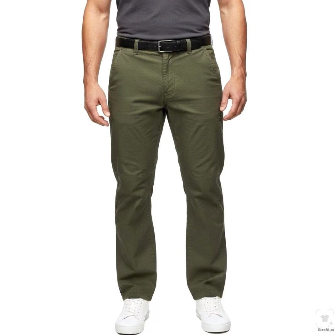 Dickies Dickies Pants Boys XL Green Cargo 100% Cotton Zip Closure Pockets Regular Straight Size US 36 / EU 52 - 4 Thumbnail