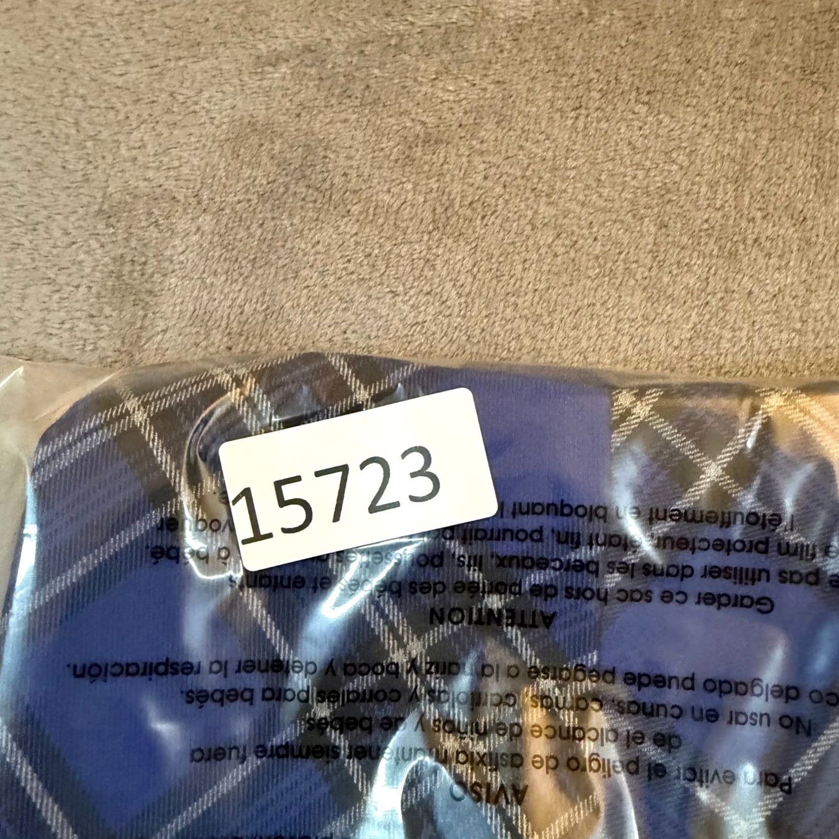 Vintage Charlotte Russe Plaid Skirt Women's Knee Length A-Line Blue Wool-Like Flannel Zip Pockets Zipper Casual Fall Spring Size 32" / US 10 / IT 46 - 8 Thumbnail