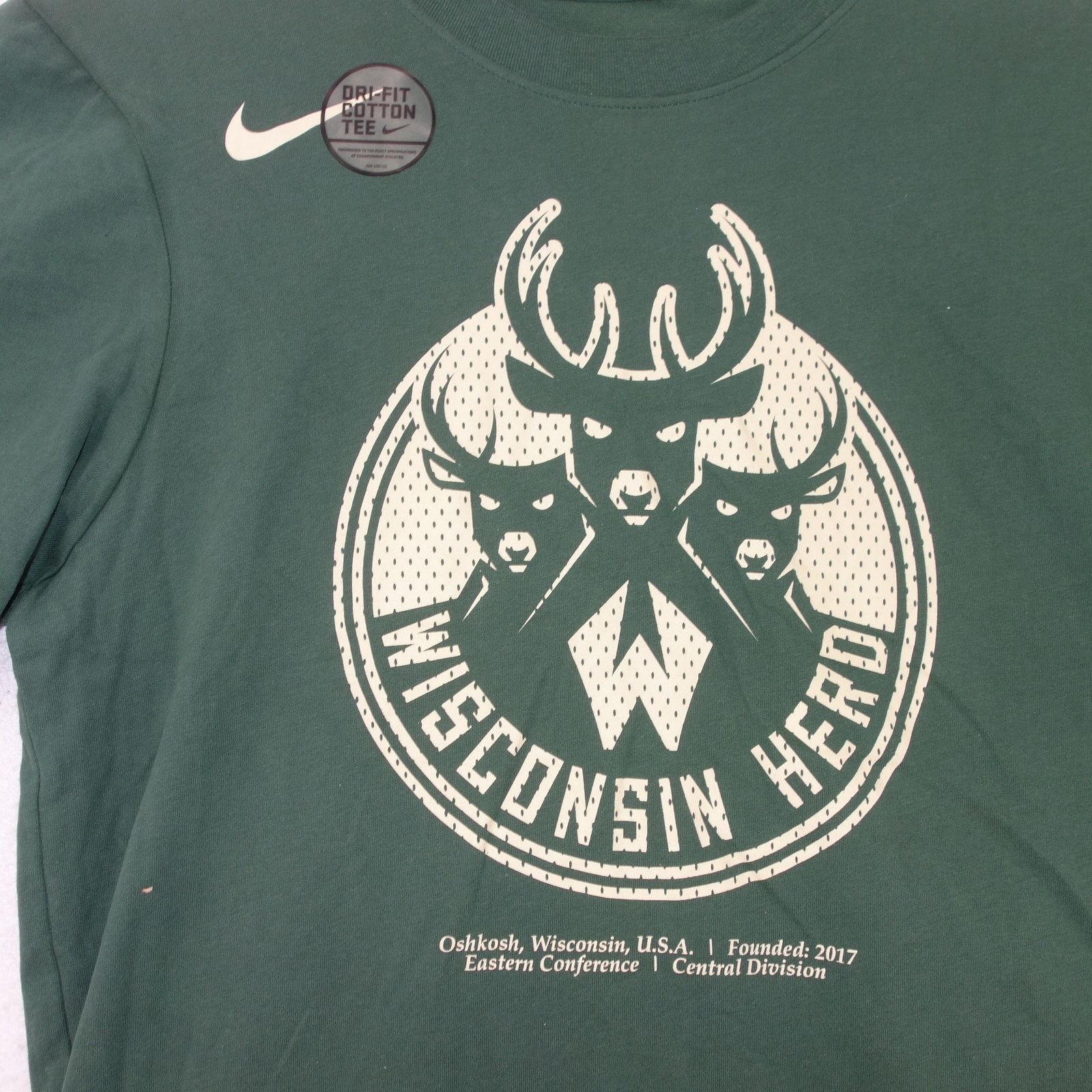 Nike NEW Nike NBA GLeague Wisconsin Herd Green Shirt Men's Small Size US S / EU 44-46 / 1 - 2 Thumbnail