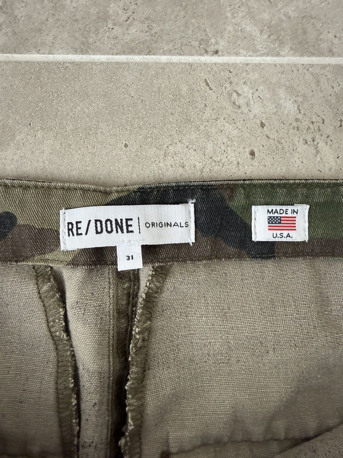 RE/DONE RE/DONE Multicolor Camo Cargo Pants Size US 31 - 4 Thumbnail