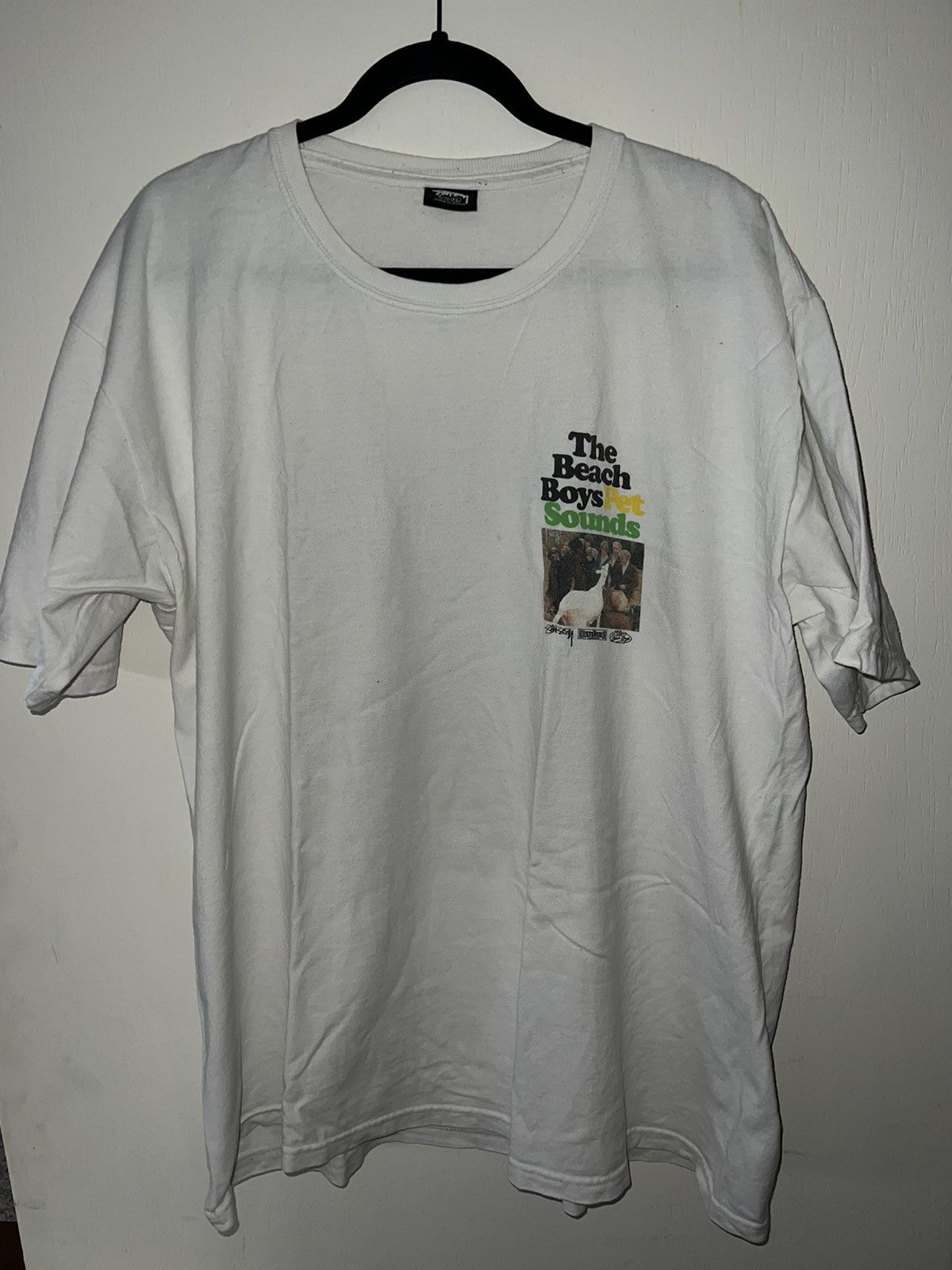 image of Stussy The Beach Boys Pet Sounds Tee in White, Men's (Size XL)