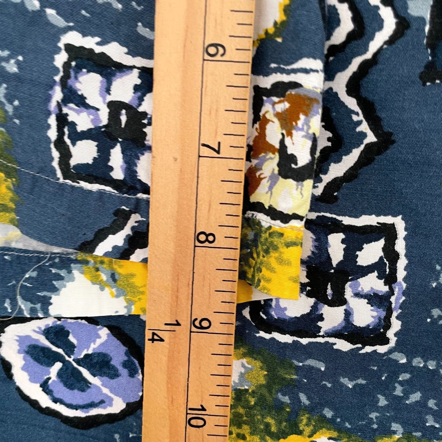 Rivieras VINTAGE Riviera Button-Up Shirt Adult XL Blue Geometric Rayon 50s 60s Beach Mens Size US XL / EU 56 / 4 - 7 Thumbnail