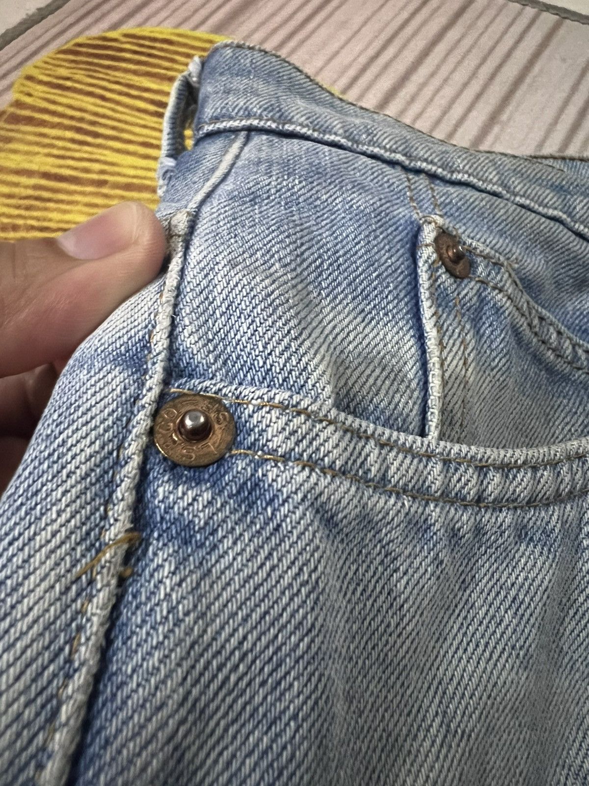 Levi's 💥Vintage Levis 515 orange Tab Mud Wash Jean Size US 28 / EU 44 - 11 Thumbnail