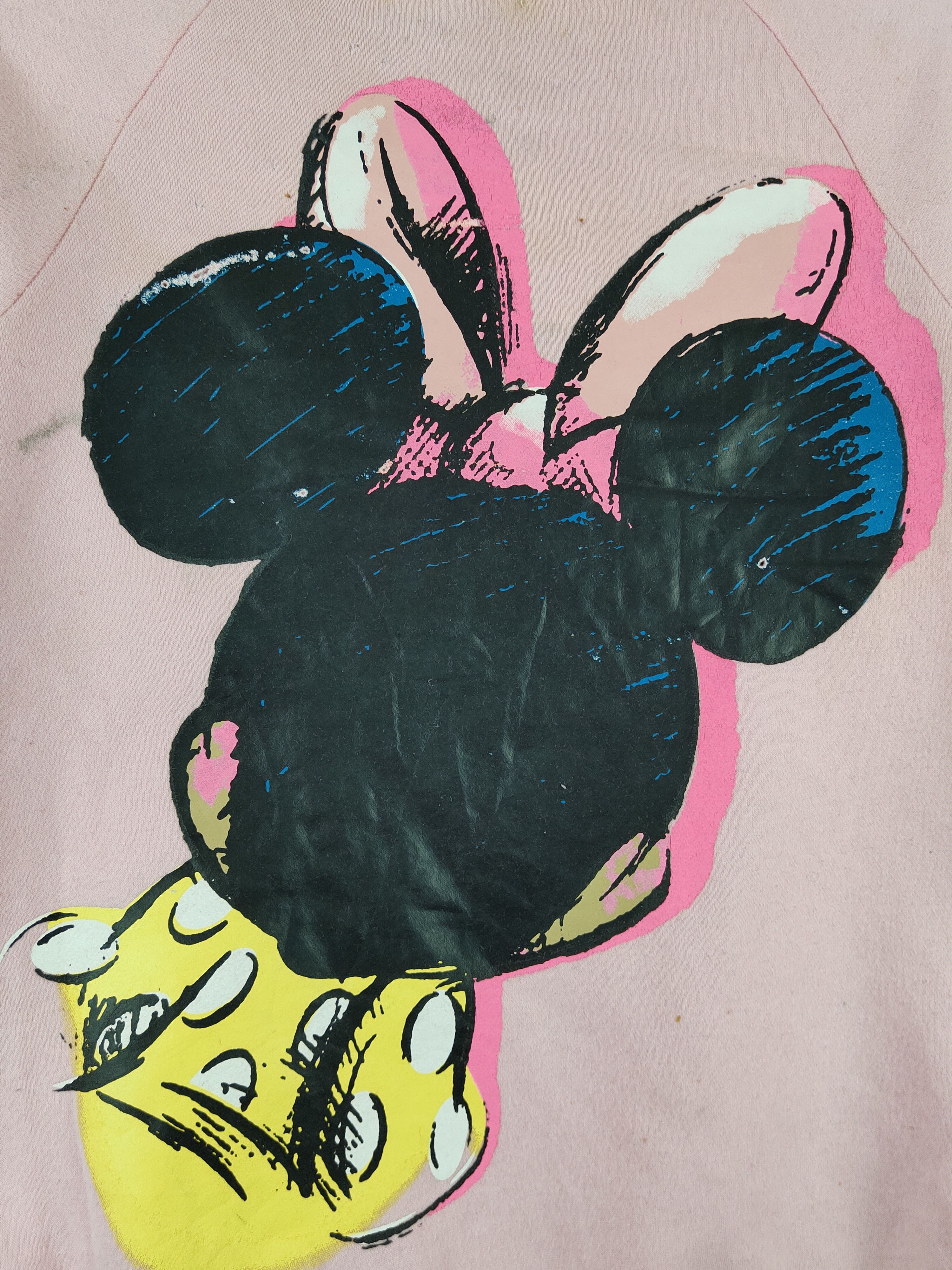 Japanese Brand × Vintage Wenhui Fashion Pink bootleg Minnie Mouse Sweatshirts #S2120 Size M / US 6-8 / IT 42-44 - 9 Thumbnail