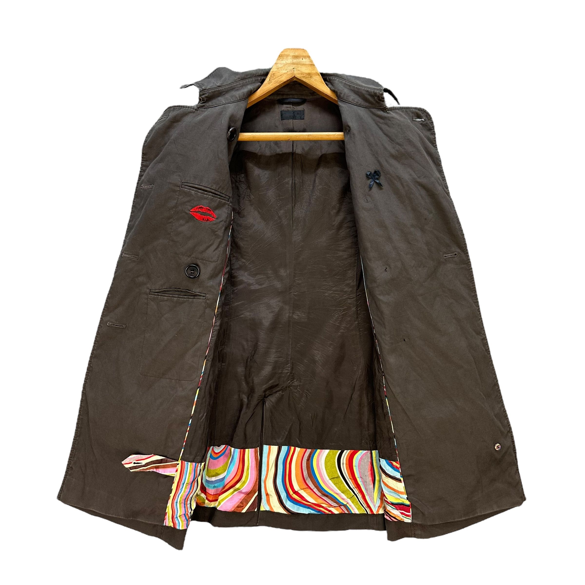 PAUL SMITH BLACK Kiss Double Breasted Coat #A74-1797
