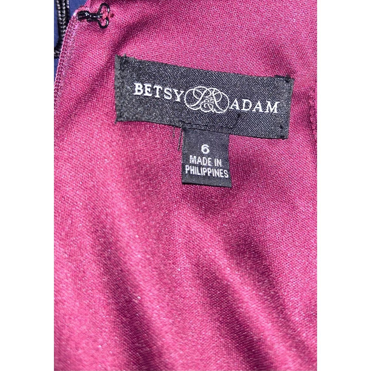 Other NWT Betsy & Adam purple formal dress size 6 Size M / US 6-8 / IT 42-44 - 8 Thumbnail
