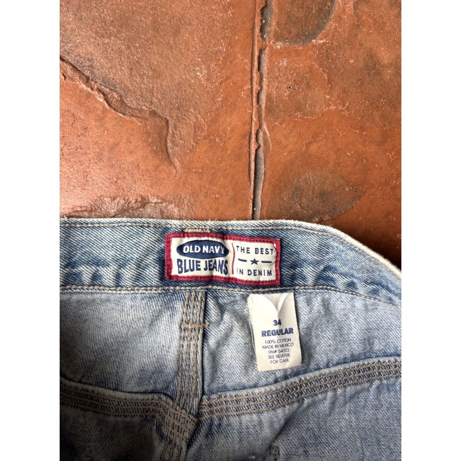 Old Navy VINTAGE Old Navy Jeans Carpenter Blue 34 Relaxed Denim 5-Pocket Grunge Size US 34 / EU 50 - 3 Thumbnail