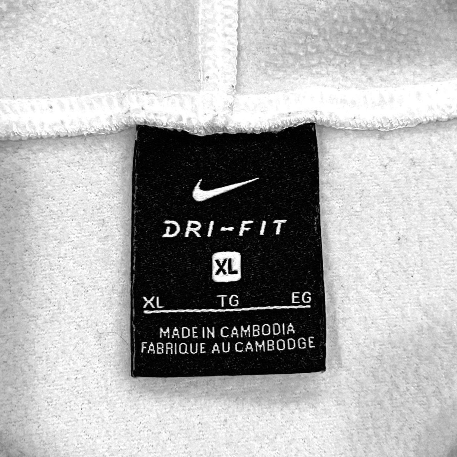 Nike Nike Big Swoosh Logo White Sportswear Fleece Hoodie Size US XL / EU 56 / 4 - 4 Thumbnail