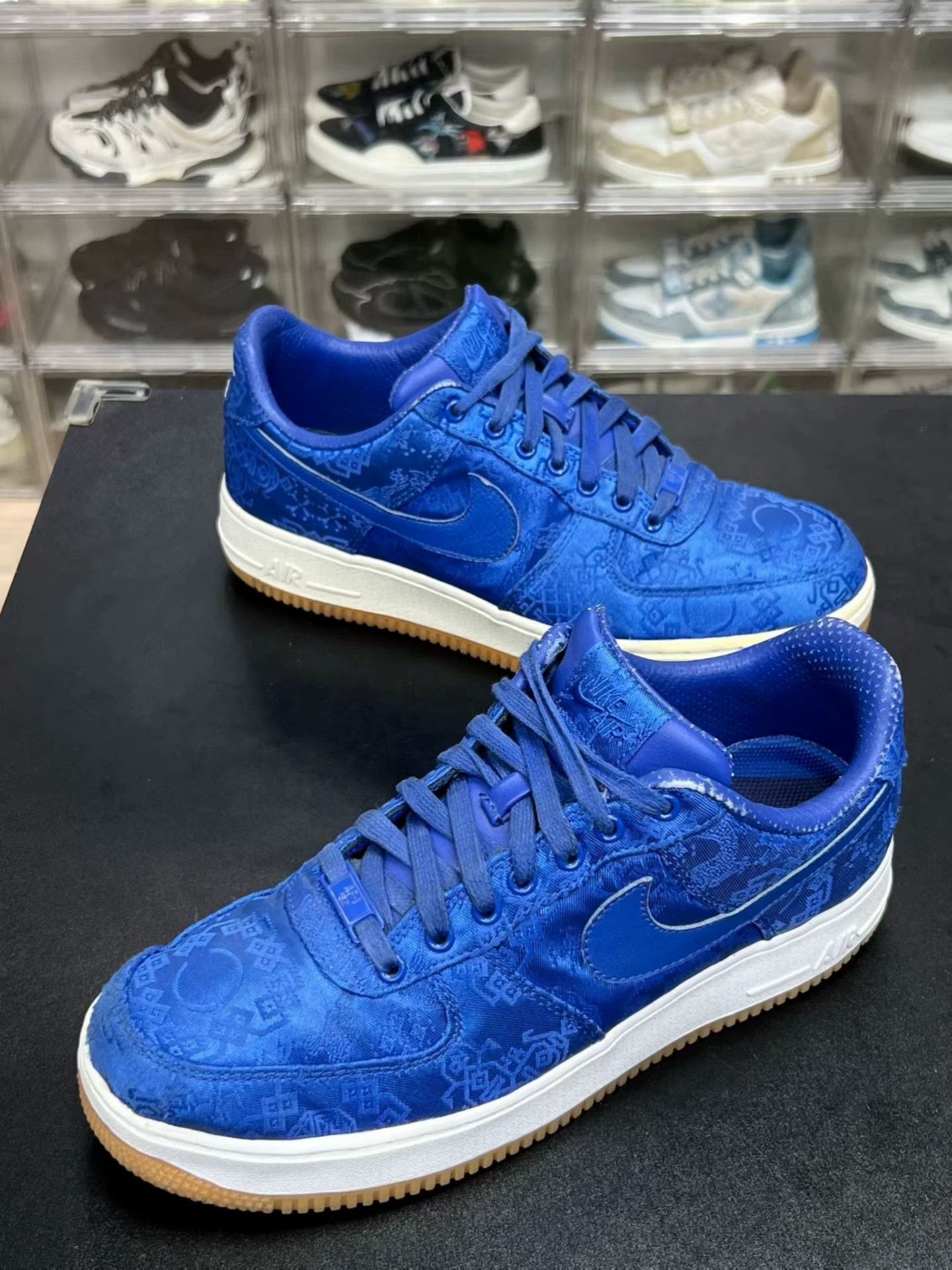 Nike NIKE CLOT AF1 Blue Silk 42.5 Used Good Condition Size US 9.5 / EU 42-43 - 1 Thumbnail