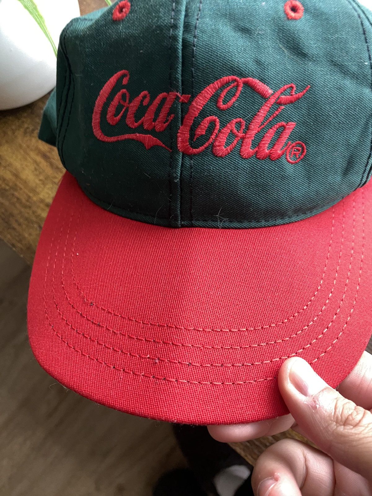 Vintage Vintage 90s Coca Cola Snapback Hat Size ONE SIZE - 3 Thumbnail