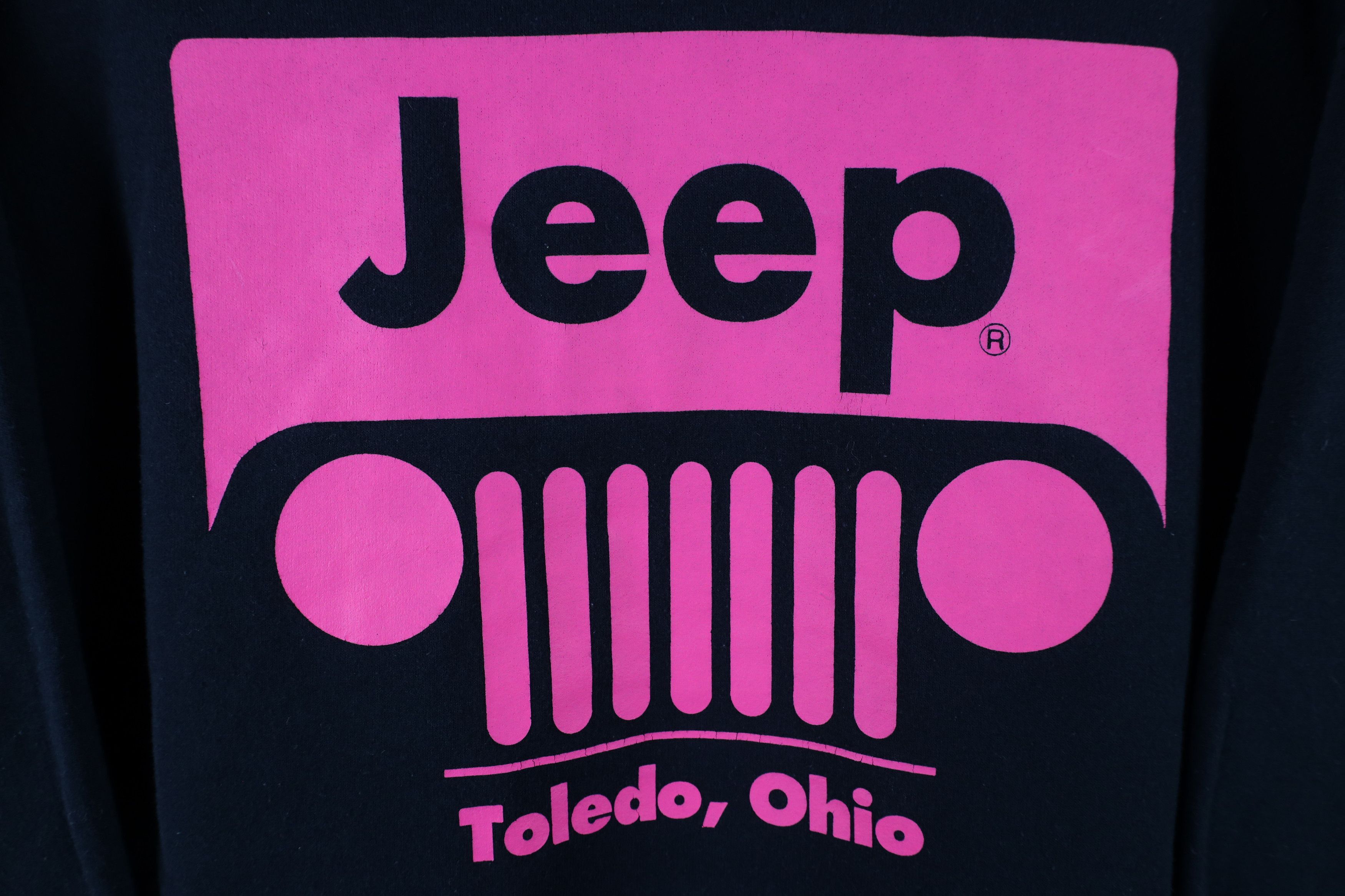 Vintage Vintage 90s Out Jeep Motors Toledo Ohio Hoodie Sweatshirt Size L / US 10 / IT 46 - 4 Thumbnail