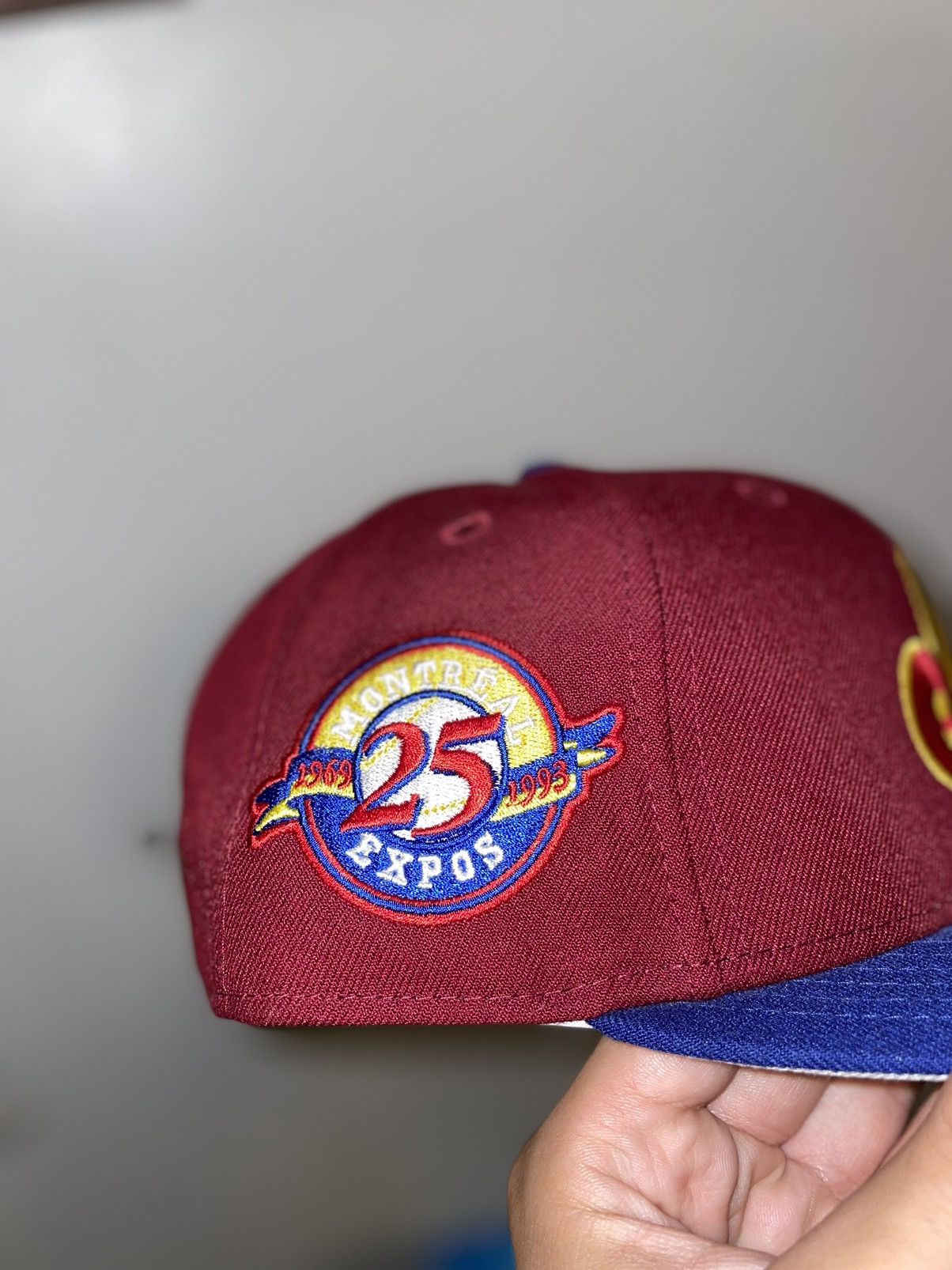 New Era Hat club sangria collection Montreal expos size 7 3/4 brand Size ONE SIZE - 3 Thumbnail
