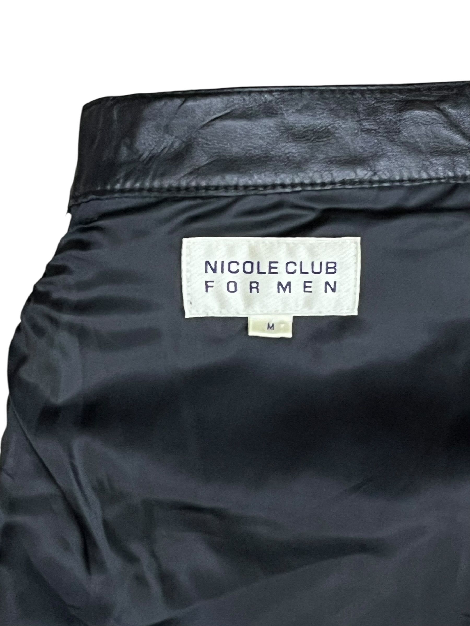 Nicole Club 🔥90’s NICOLE MATSUDA Black Punk Flare Light Leather Pants Size US 28 / EU 44 - 10 Thumbnail