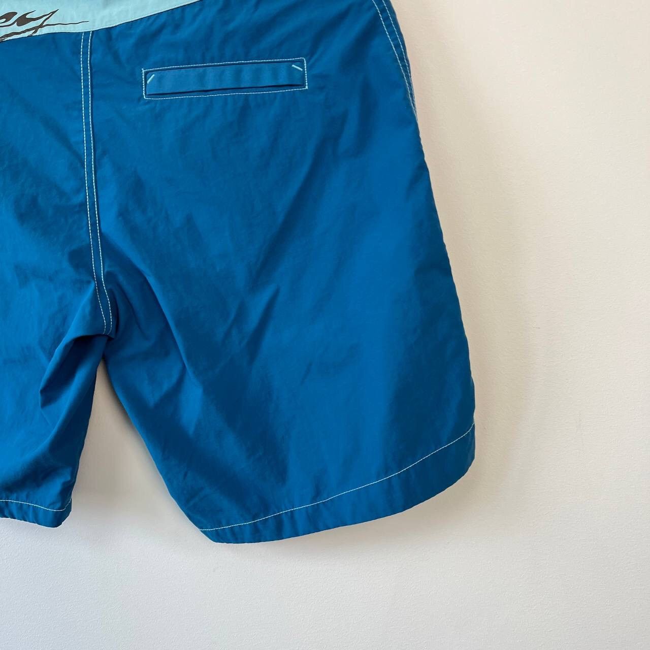 Oakley Vintage Blue Oakley Shorts Big Logo Swimwear Surfing Style Size US 33 - 11 Thumbnail