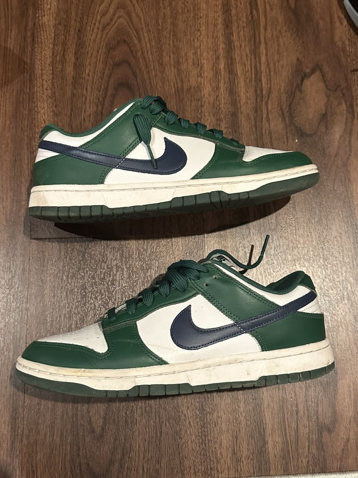 Nike Dunk Low Gorge Green/Midnight Navy size 9 Size US 9 / IT 39 - 8 Thumbnail