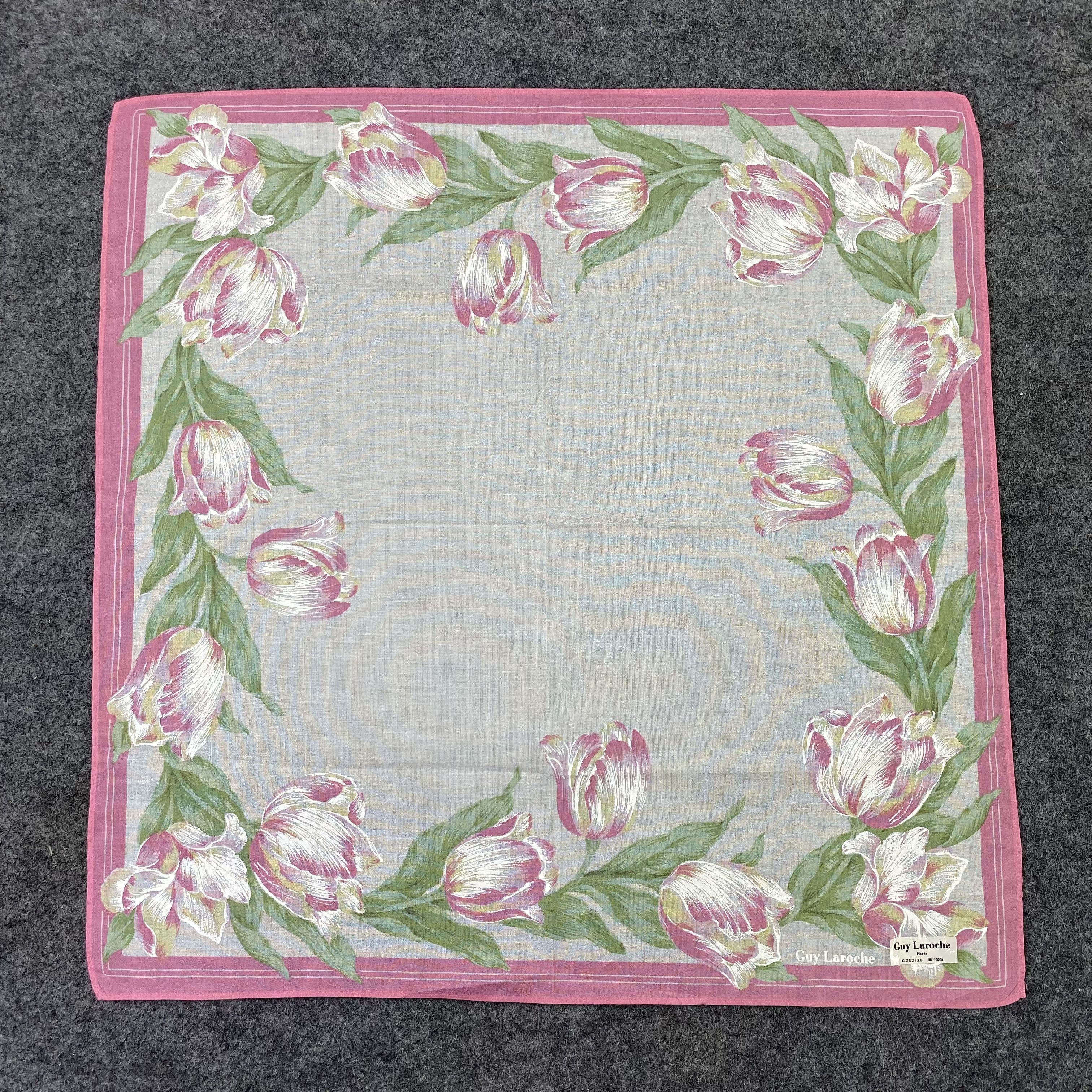 Guy Laroche Guy Laroche Handkerchief Neckerchief Bandana-B488 Size ONE SIZE - 3 Thumbnail