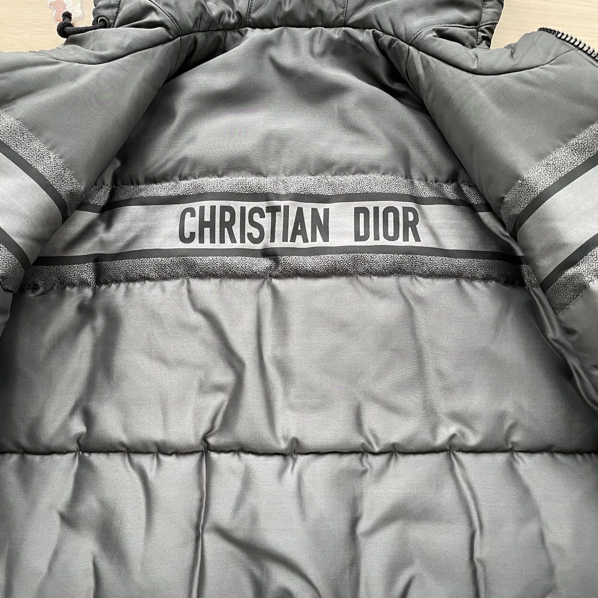 Dior DIOR SS23 Color Blocked Logo Hooded Down Coat Women's S Size S / US 4 / IT 40 - 4 Thumbnail