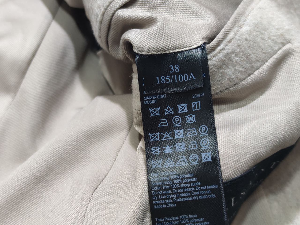Allsaints Allsaints Men's Manor Wool Coat Size 38 Size US M / EU 48-50 / 2 - 13 Thumbnail