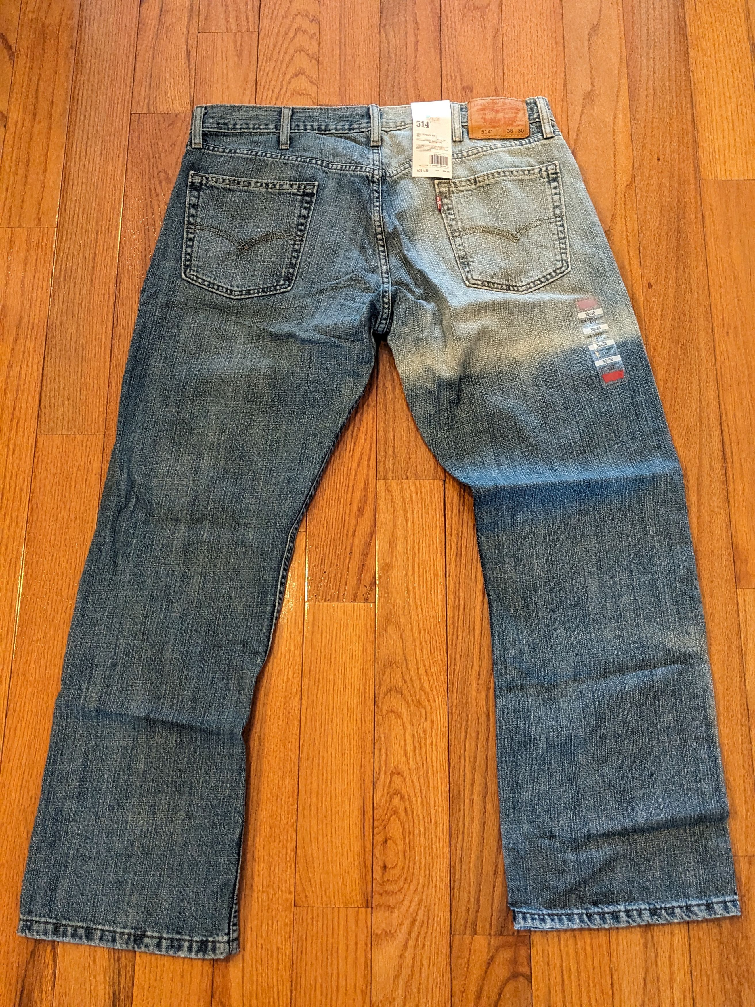 Levi's × Vintage Levis 514 Slim Straight Fit 38x30 Blue Denim Jeans Size US 38 / EU 54 - 1 Thumbnail