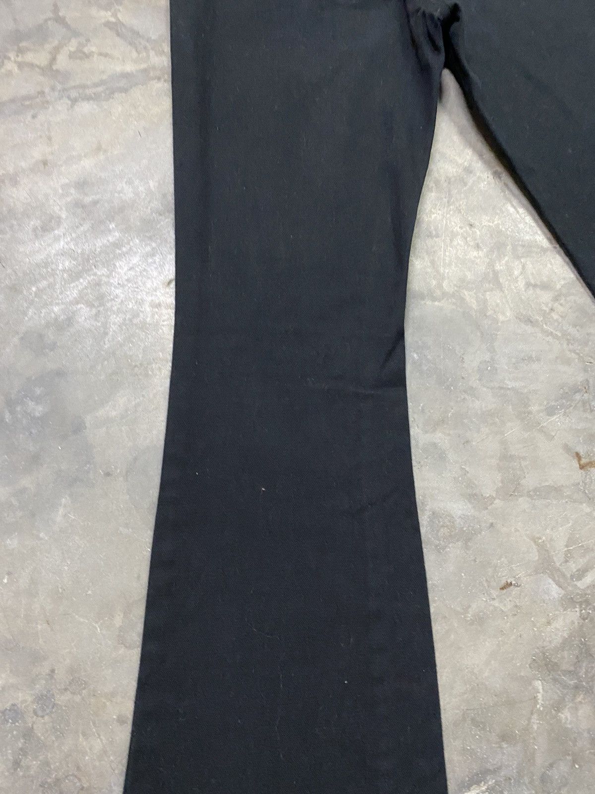 Hysteric Glamour × Japanese Brand × Tornado Mart Flare Jeans Japanese Daily Topics Super Black Boot Cut Size 27" / US 4 / IT 40 - 14 Thumbnail