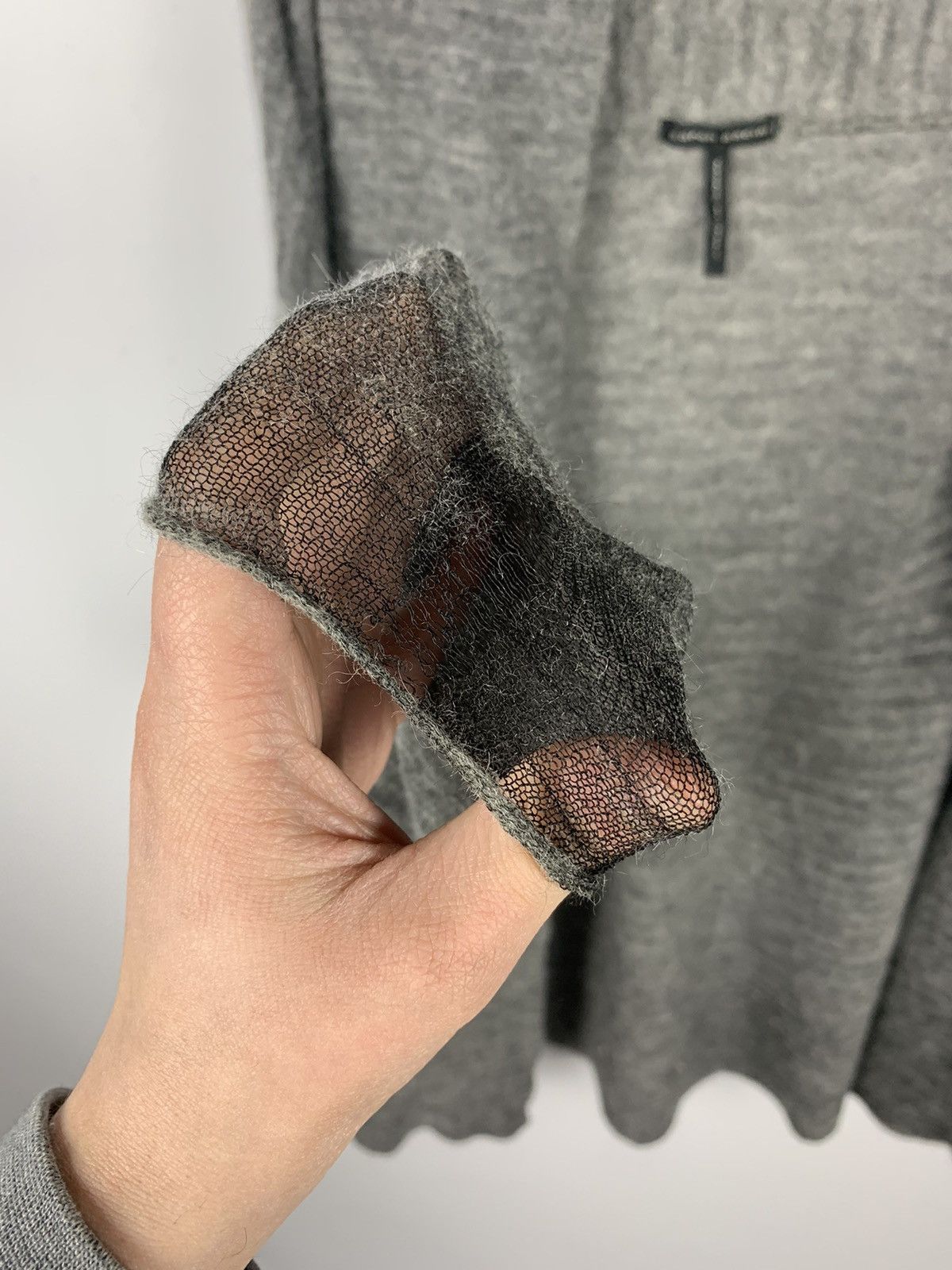Sarah Pacini Vintage Sarah Pacini Wool Cardigan Avant Garde Knit Sweater Size ONE SIZE - 17 Thumbnail