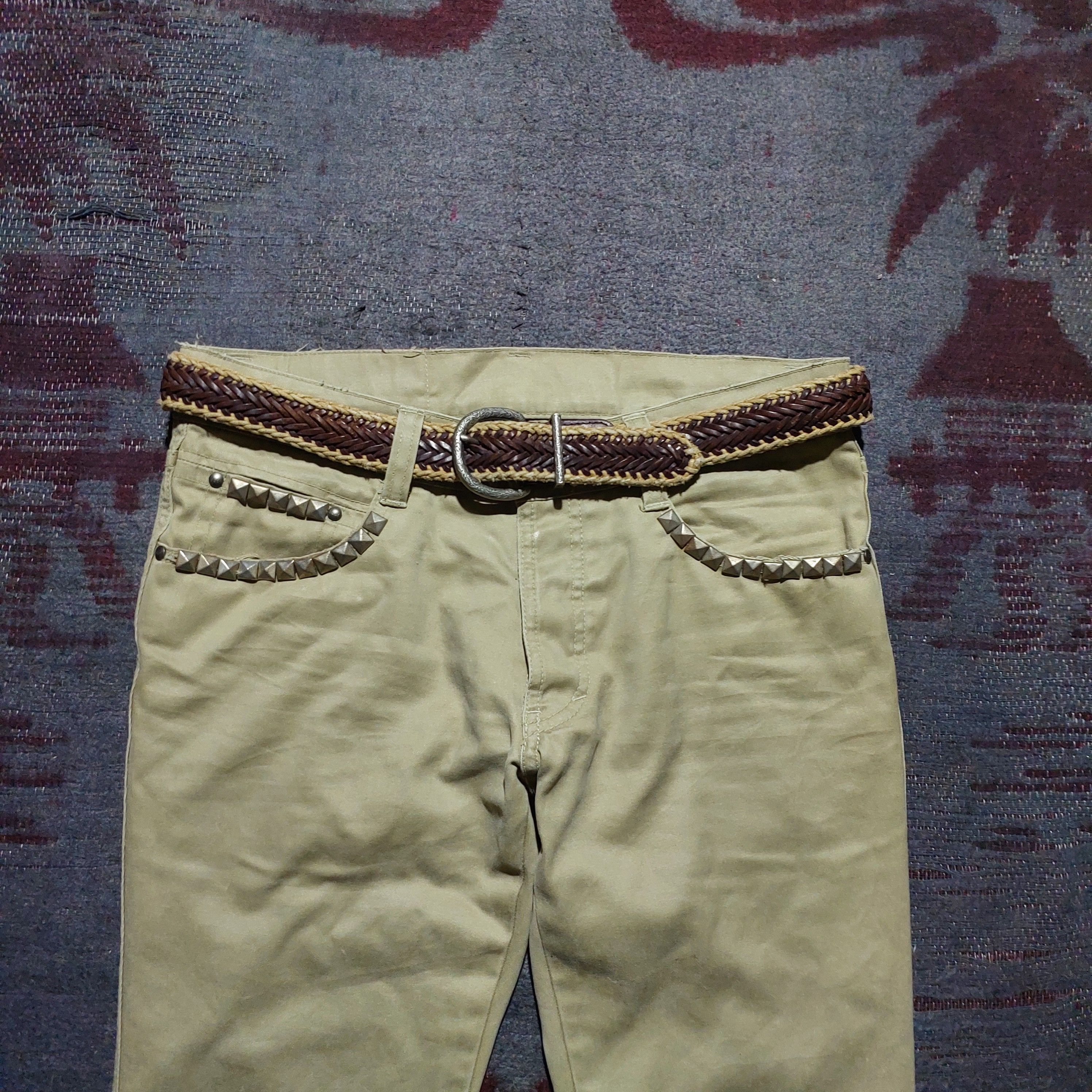 5351 POUR LES HOMMES × Japanese Brand Archive 5351 pour les hommes flare jeans plus belt Size US 32 / EU 48 - 3 Thumbnail