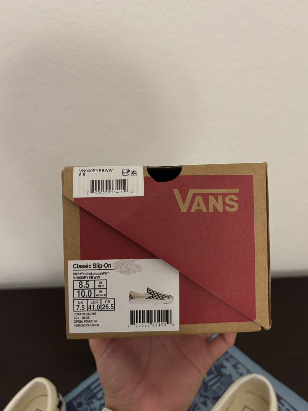 Vans Custom Matty Boy Inspired 99 White Checkered Slip On Vans Size US 8.5 / EU 41-42 - 12 Thumbnail