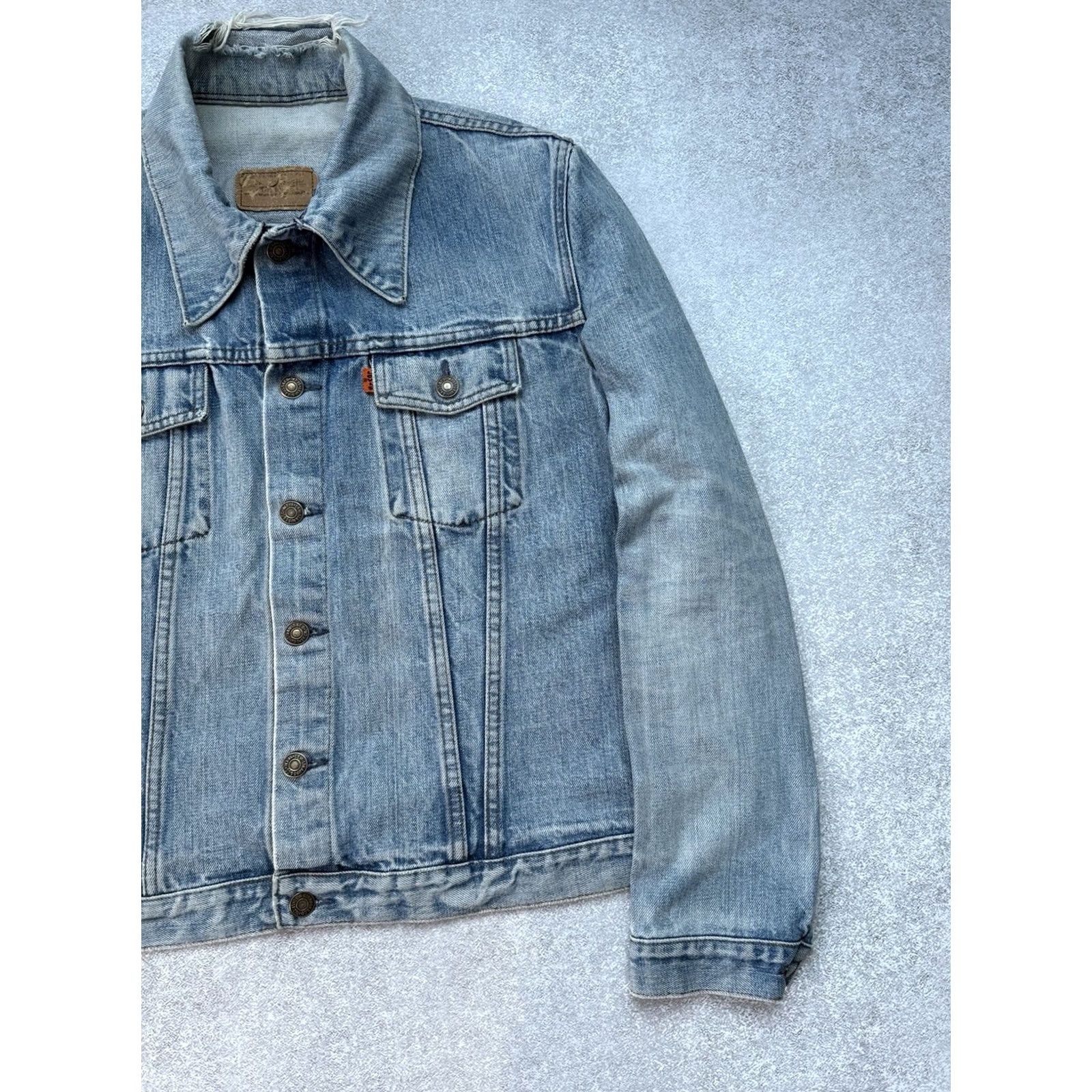 Levi's VINTAGE Levi’s Denim Jacket Blue Men’s S Jacket 70s 80s Y2K Trucker Levi’s Made & Crafted USA Size US S / EU 44-46 / 1 - 4 Thumbnail
