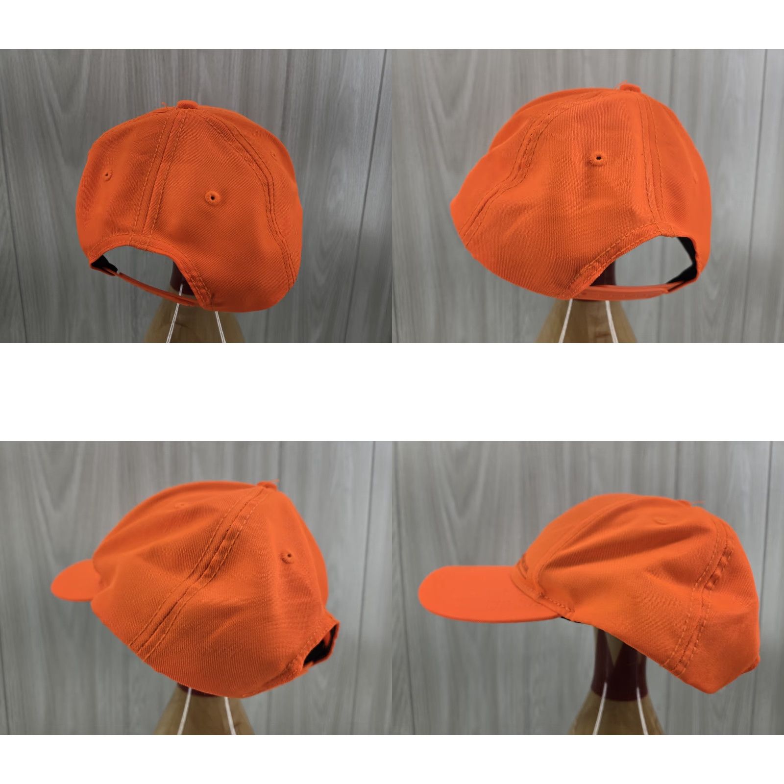Vintage Field and Stream Blaze Orange Hat Hunt Fish Camp Outdoors Baseball Snapback Cap Size 44L - 8 Thumbnail