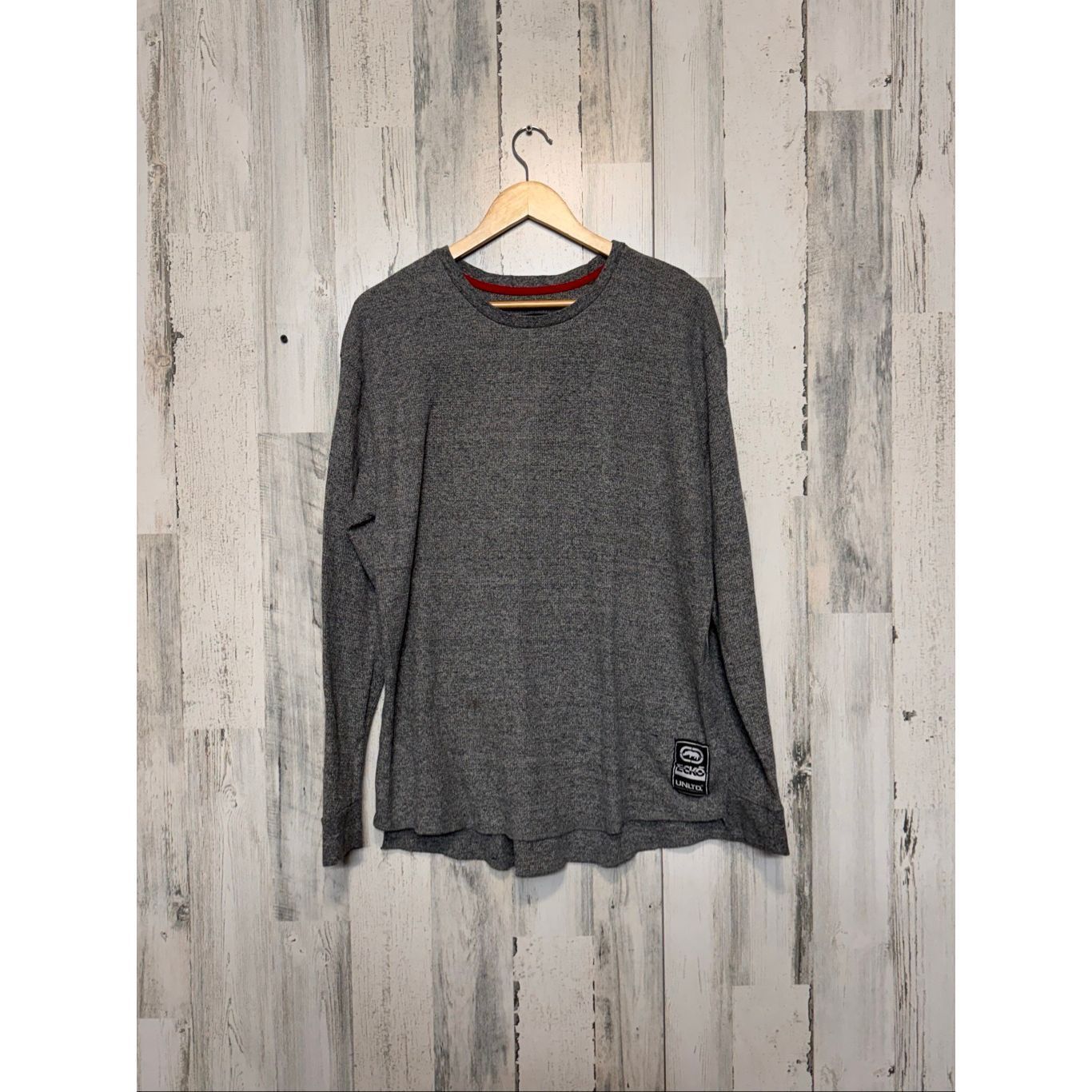 Ecko Unltd. Ecko Unltd Gray Thermal Long Sleeve Shirt Men’s 2XL — Waffle Size US XXL / EU 58 / 5 - 2 Thumbnail