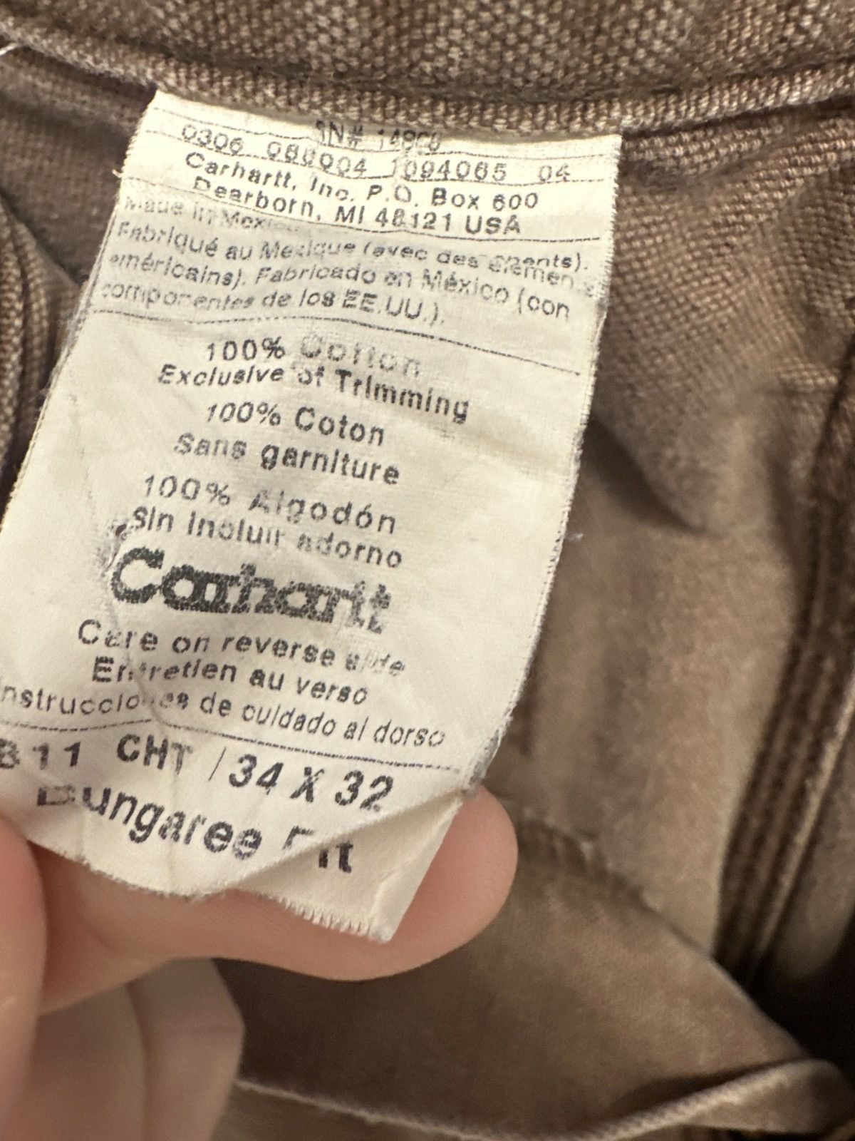 Carhartt × Vintage Carhartt work pant 34x32 Size US 34 / EU 50 - 3 Thumbnail