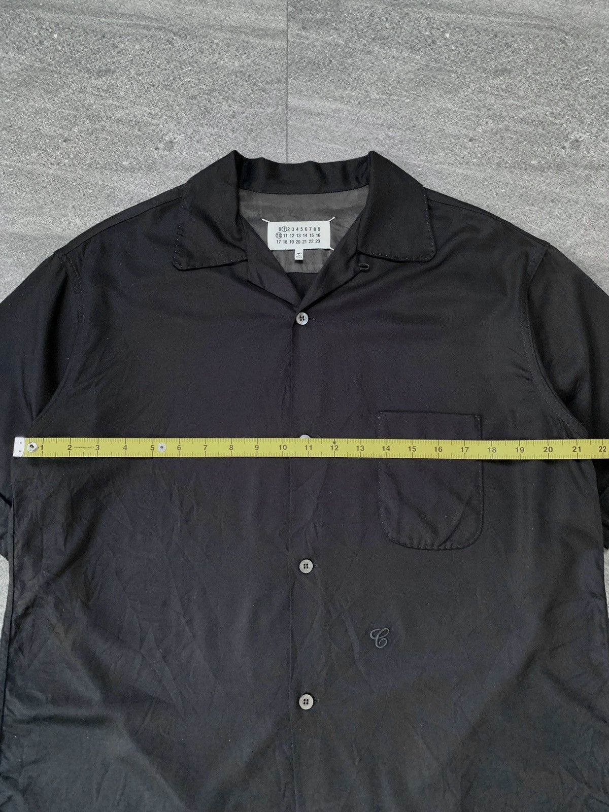 Maison Margiela FREE IMPORT TAX C Embroidery Viscose Camp Collar Shirt Size US M / EU 48-50 / 2 - 13 Thumbnail