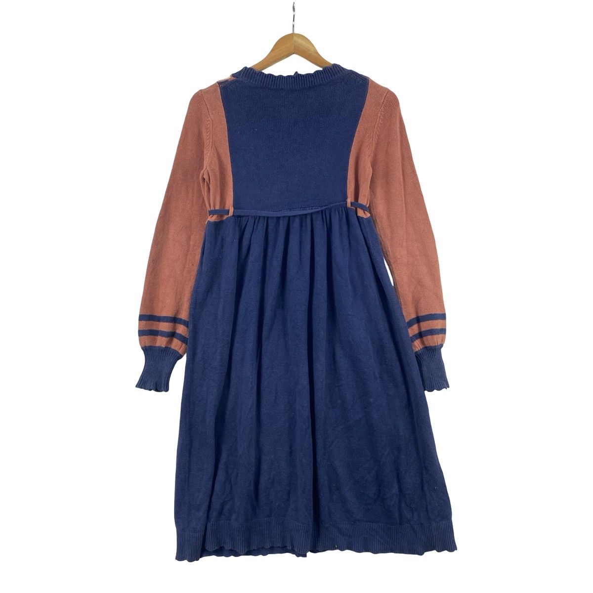 Ne-Net Vintage NE-NET Knit Sweater Dress Rust Long Sleeve Fair Size M / US 6-8 / IT 42-44 - 6 Thumbnail