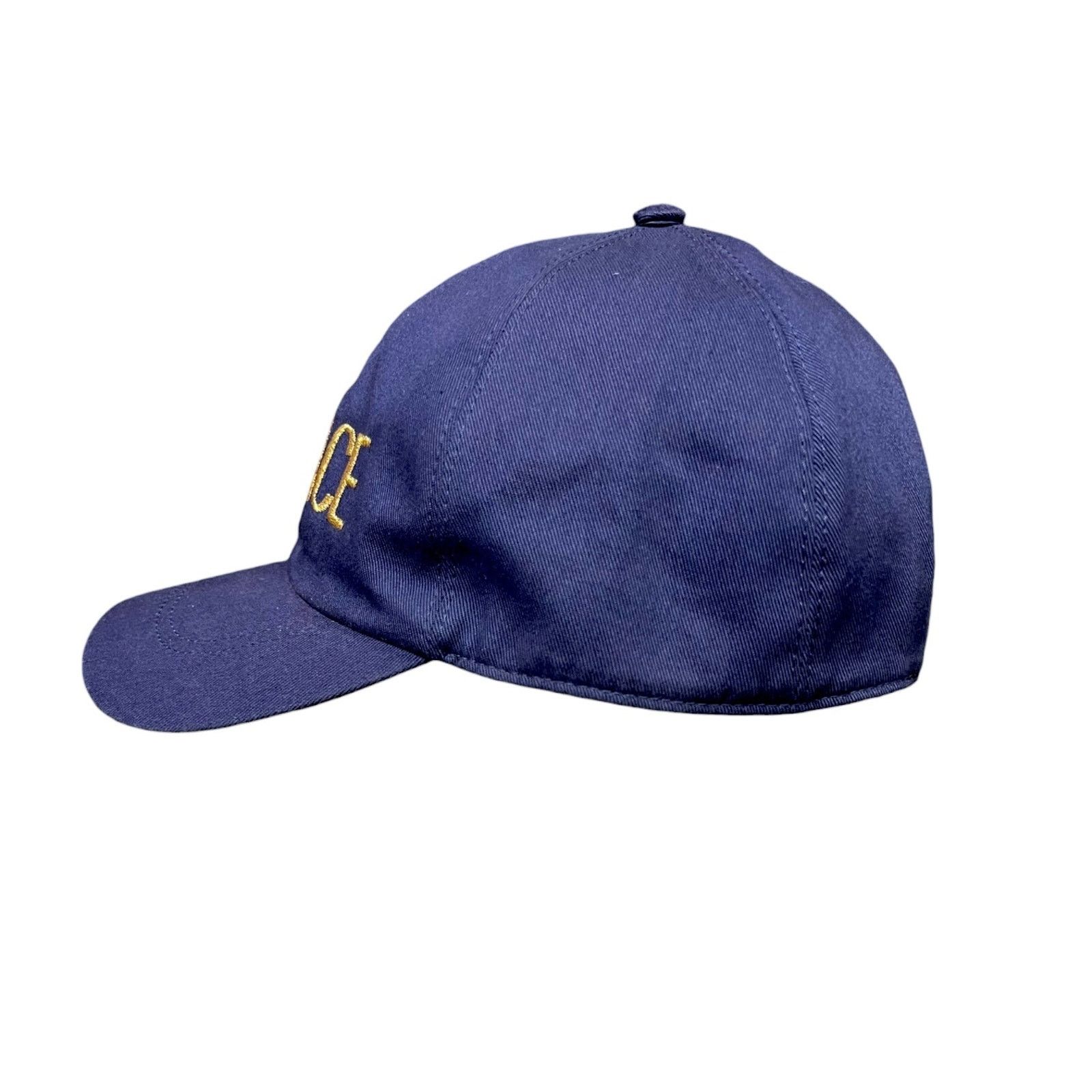 Versace Versace Purple & Gold Signature Logo Strapback Hat Size ONE SIZE - 4 Thumbnail
